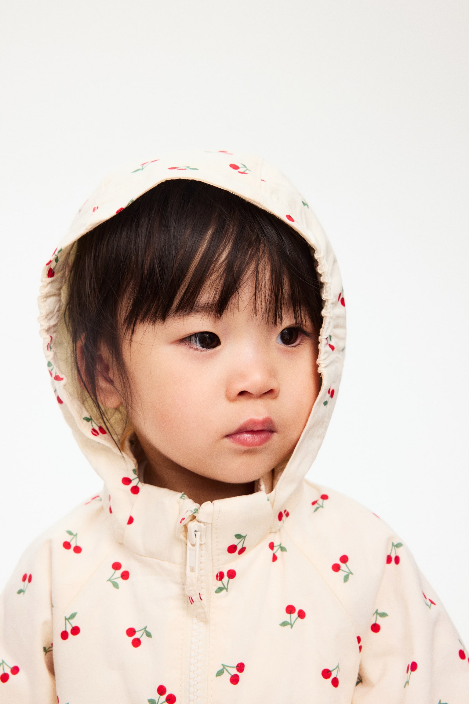 Парка із бавовняної саржі - Світло-бежевий/вишні/Світло-рожевий/квітчастий - 4