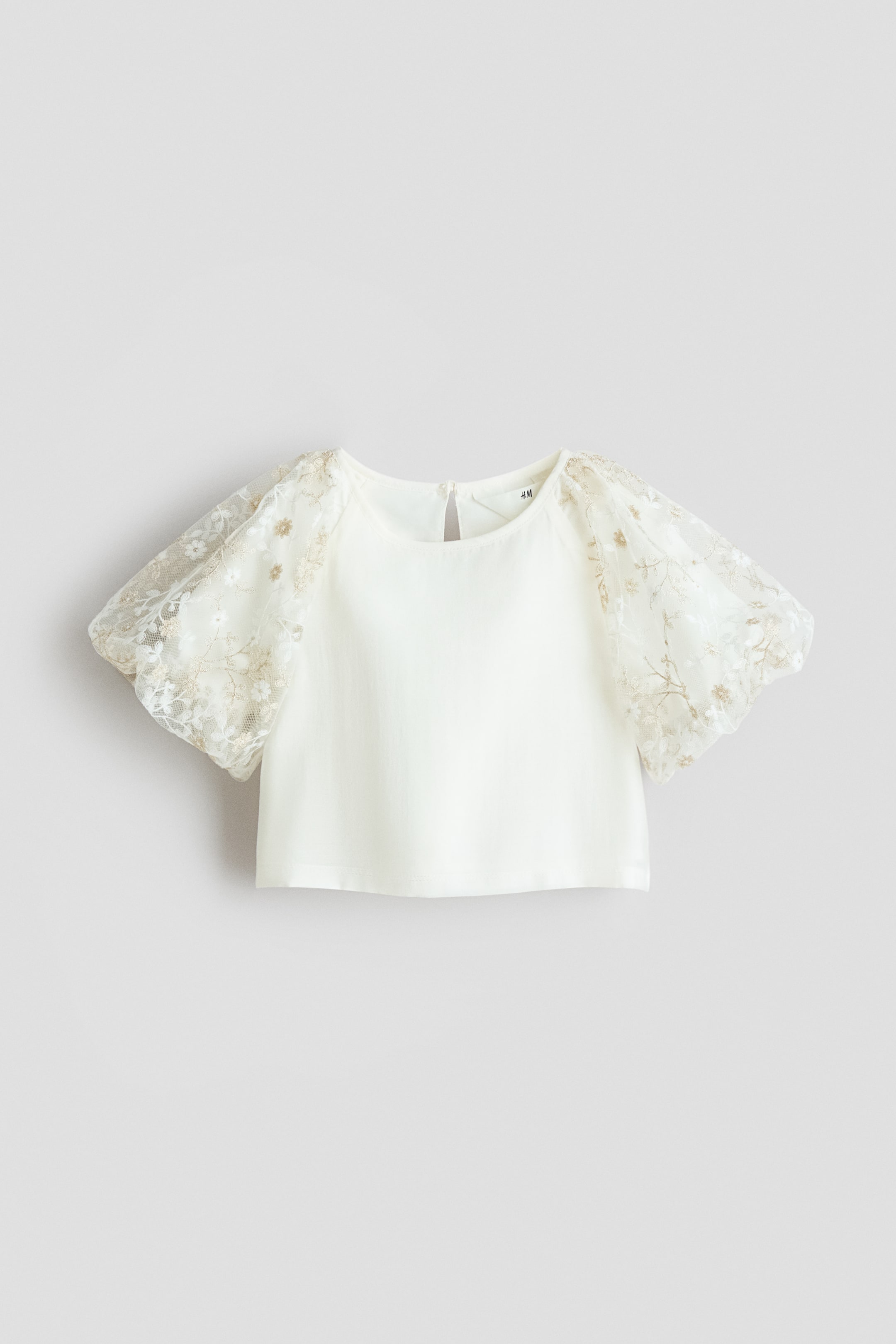 Blouse à manches bouffantes