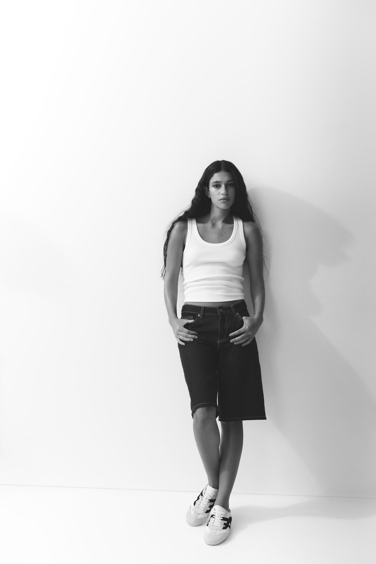 Denim Bermuda Shorts - image 2