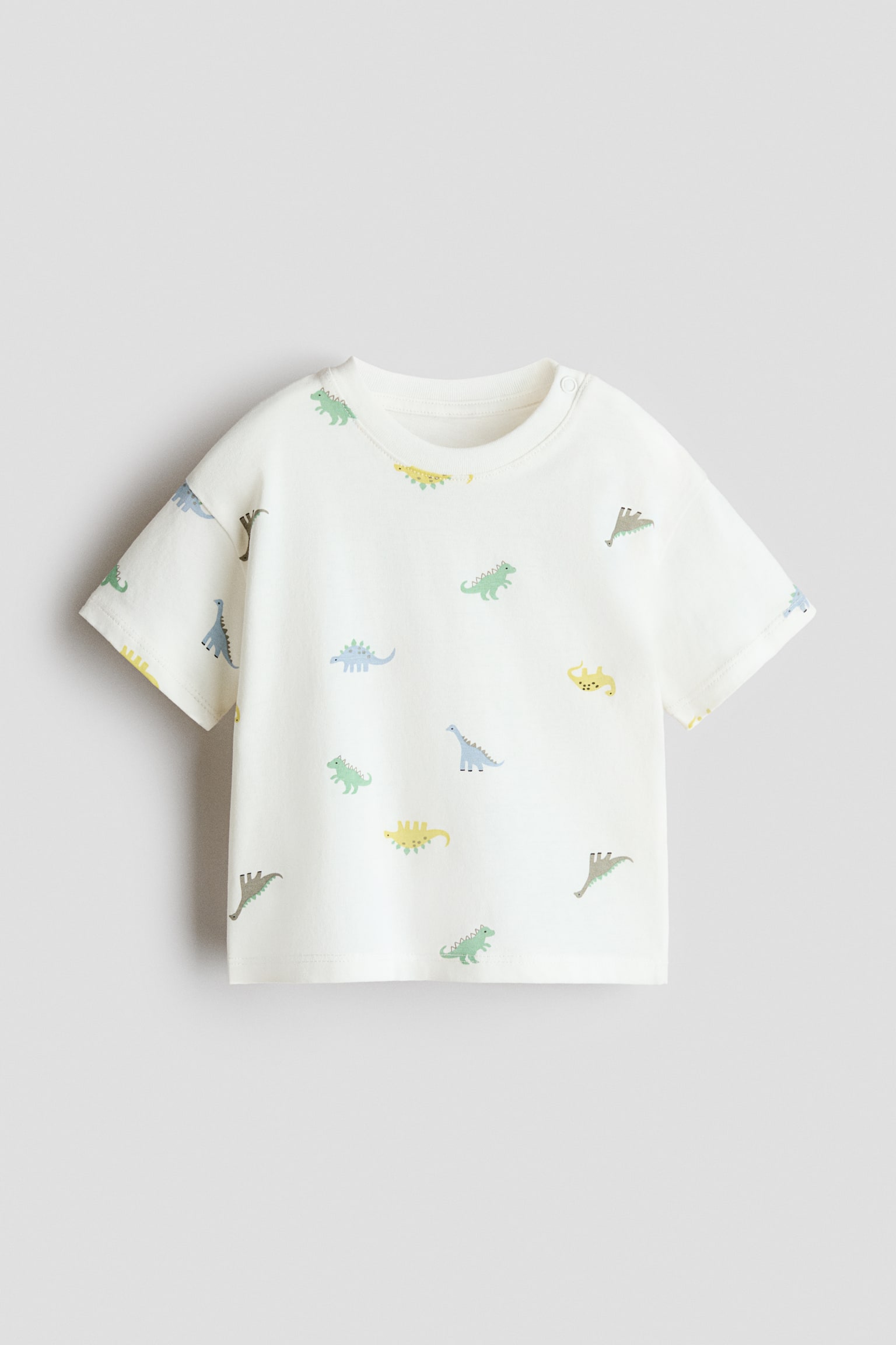Printed cotton T-shirt - White/Dinosaurs/Light grey/Vehicles/Navy blue/Harbour/Light green/Game Time/Light blue/Miami/Brown/The Surf Club/Cream/Venice/White/Bonjour - 1