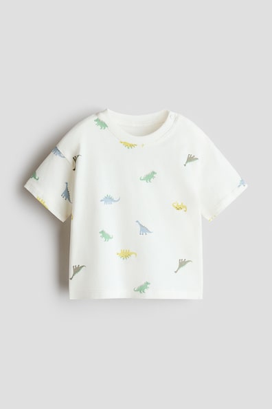 プリント コットンTシャツ