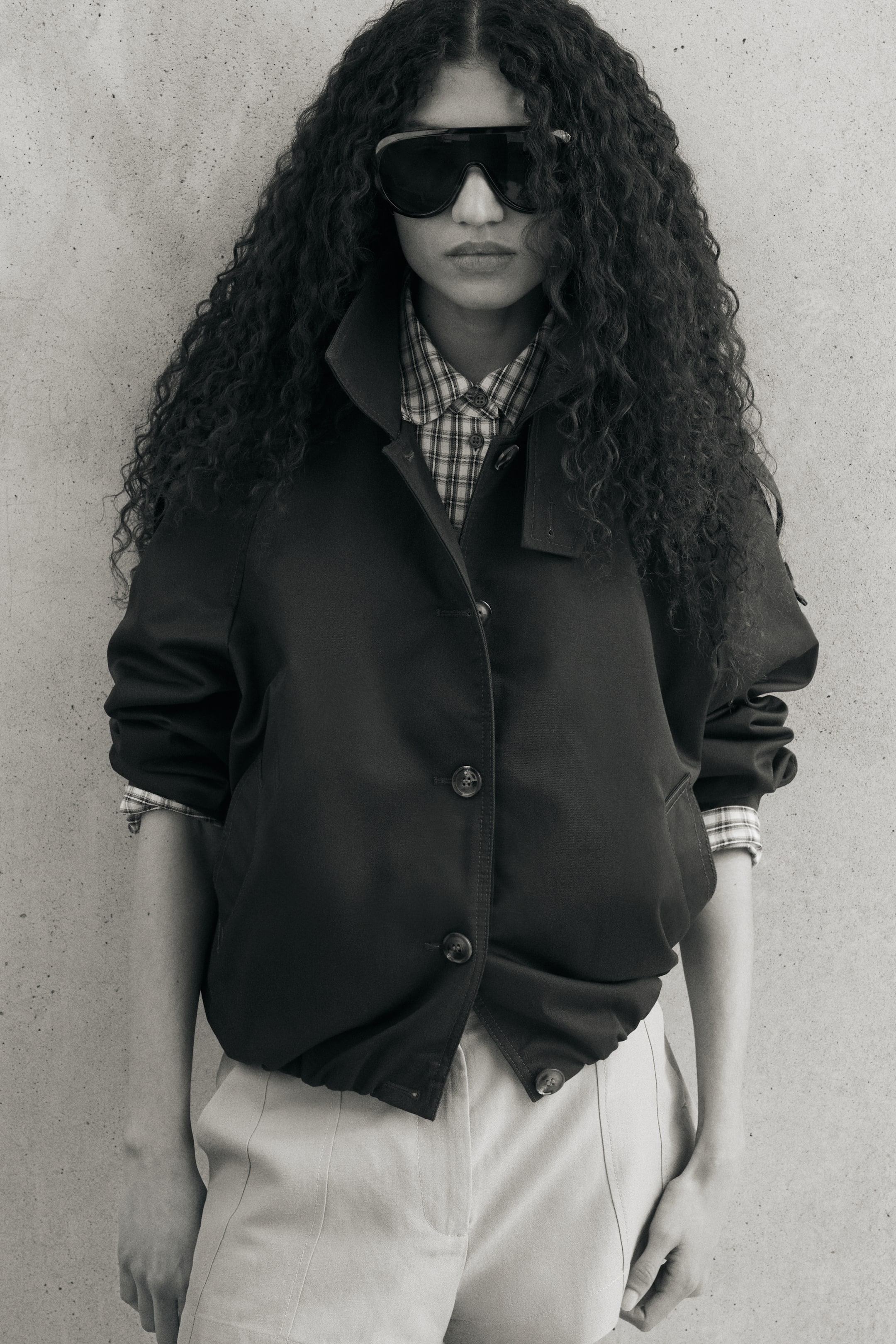 Женские куртки H&M Twill Blouson Jacket — фото 3