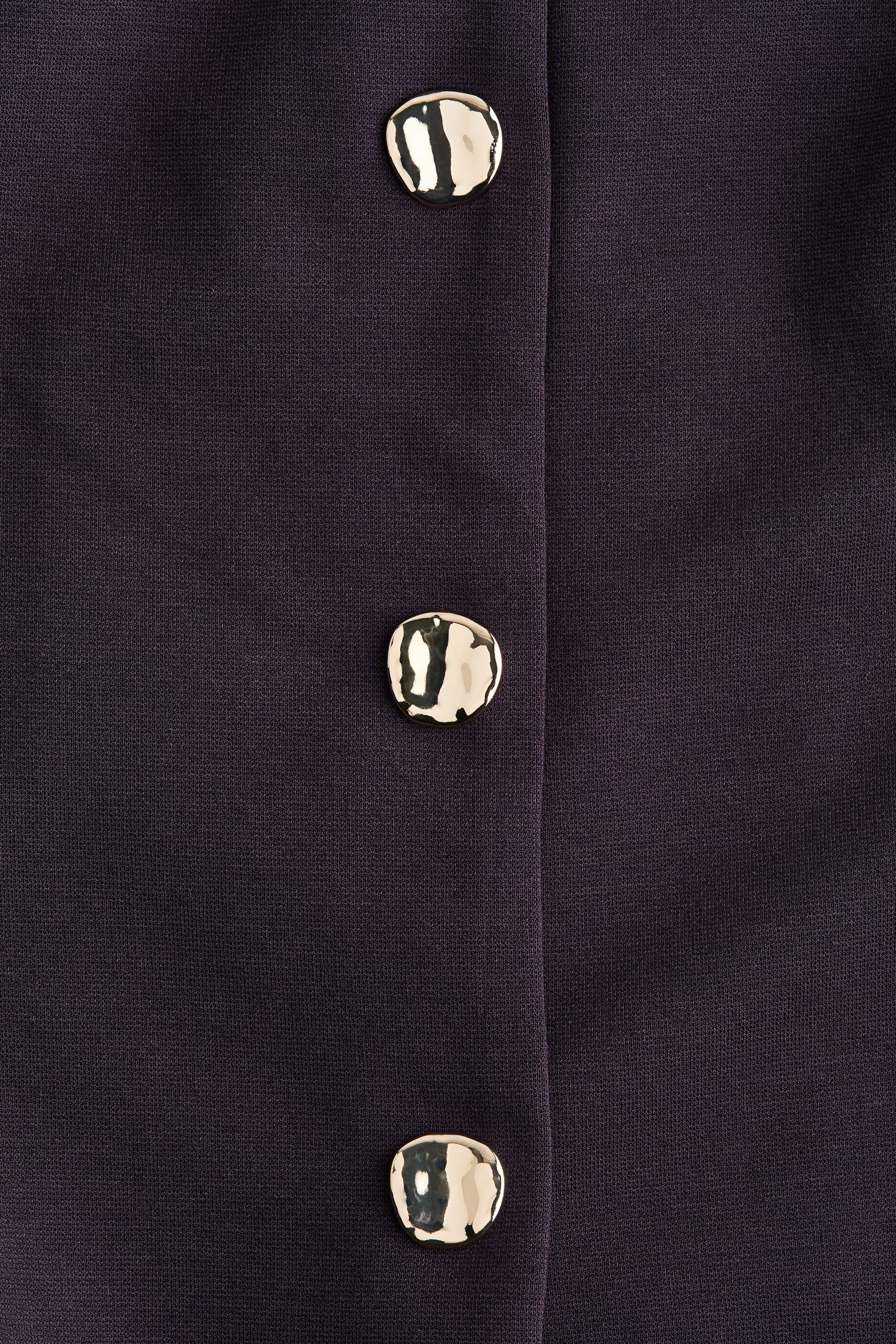 Grotere afbeelding bekijken: Bandeaugilet van Punta di Roma-tricot - Donker pruimenpaars - DAMES | H&M NL 2