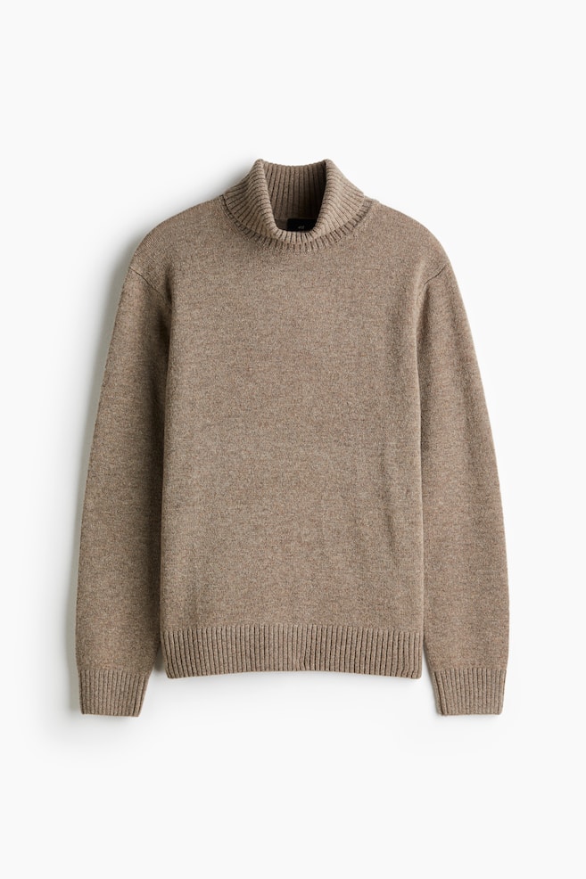 Regular Fit Wool jumper - Beige - 1