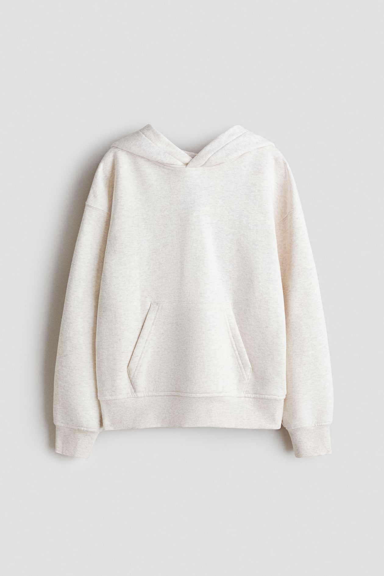 Hoodie Light beige melange Kids H&M US