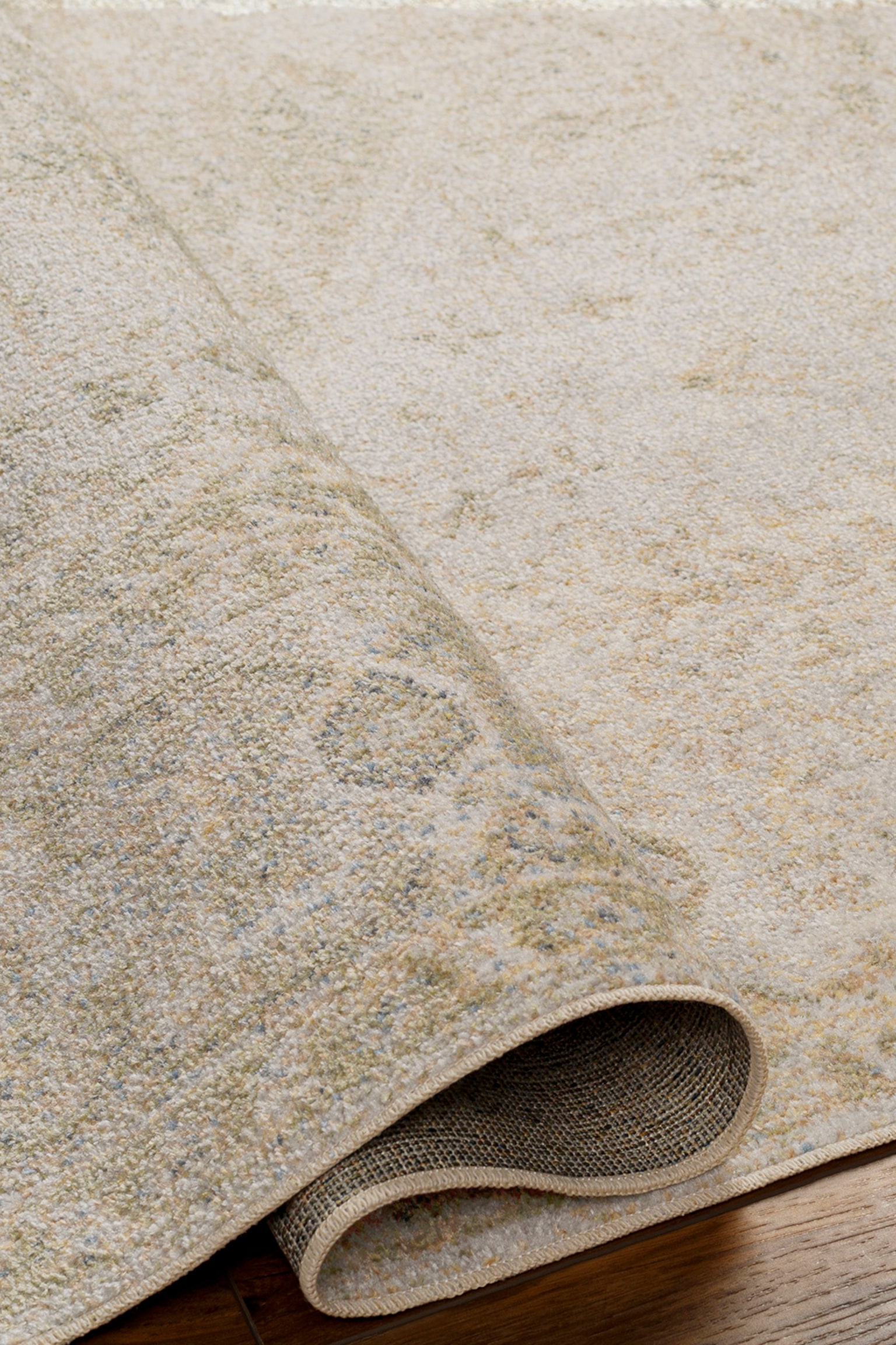 Lillian Washable Traditional Vintage Boho Rug-Brown - 7