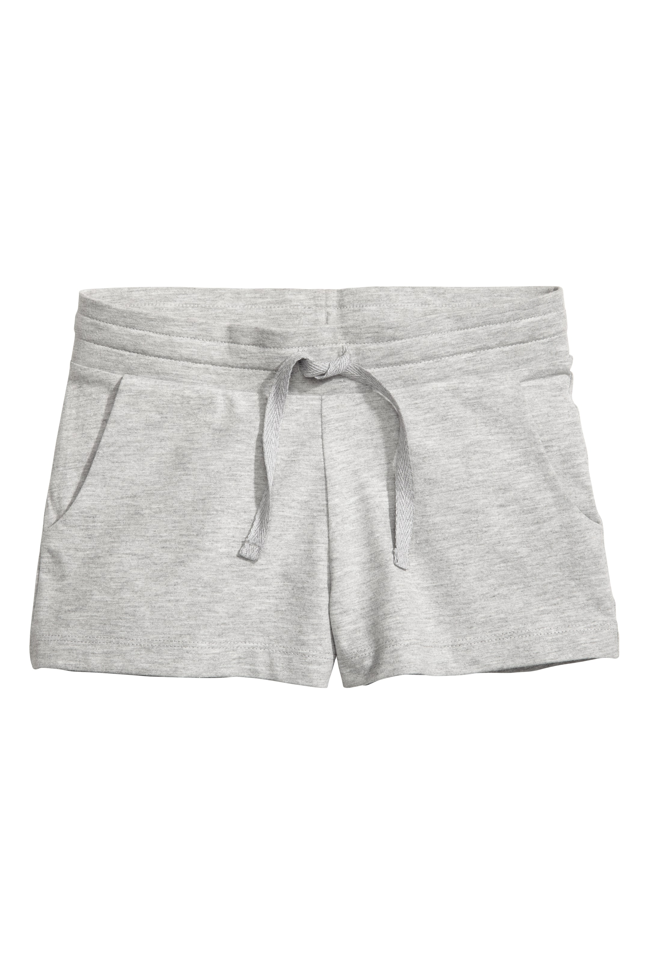View larger image: Jersey shorts - Grey marl - Kids | H&M GB 1