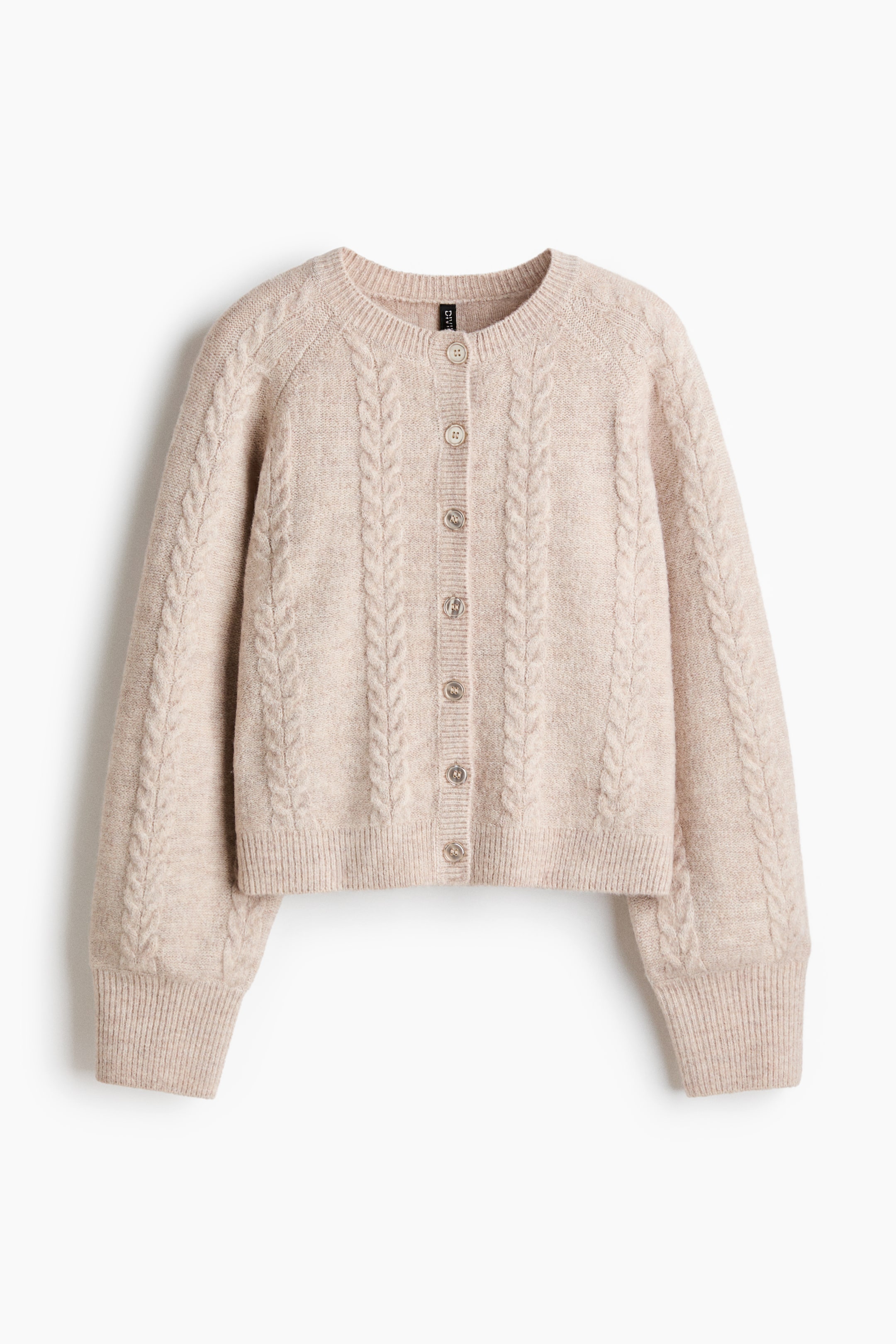 Agrandir l'image: Gilet en maille torsadée - Beige clair chiné - FEMME | H&M BE 4
