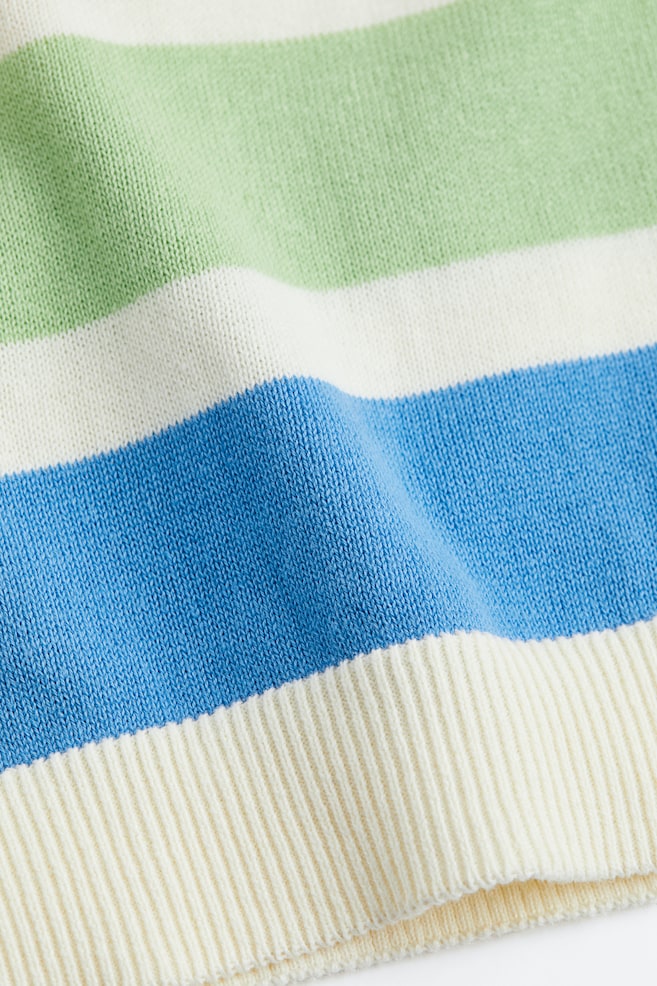Jacquard-knit cotton jumper - Natural white/Striped/Red/Deer/Light blue/Snowman/Navy blue/Striped/dc/dc/dc/dc/dc - 4