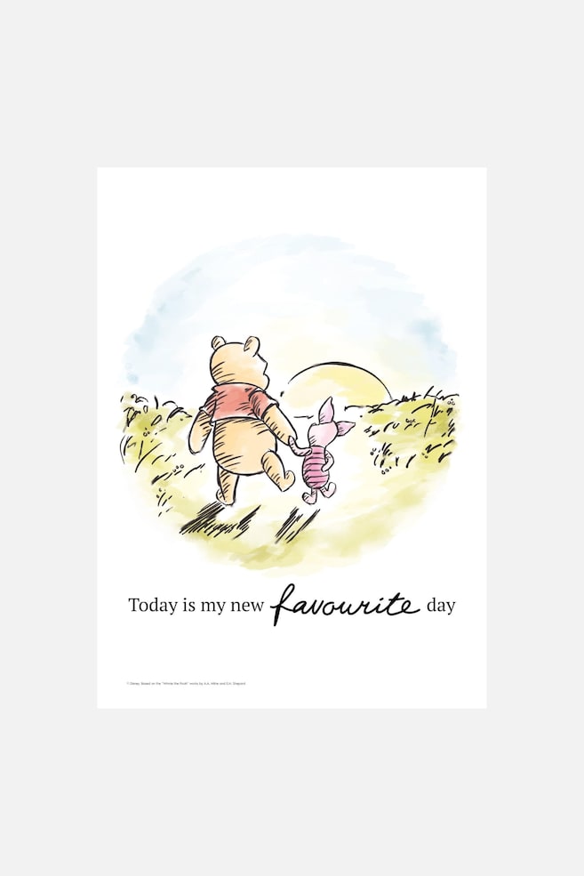 Disney - Winnie The Pooh - Friendship Sunset - Flerfärgad - 1