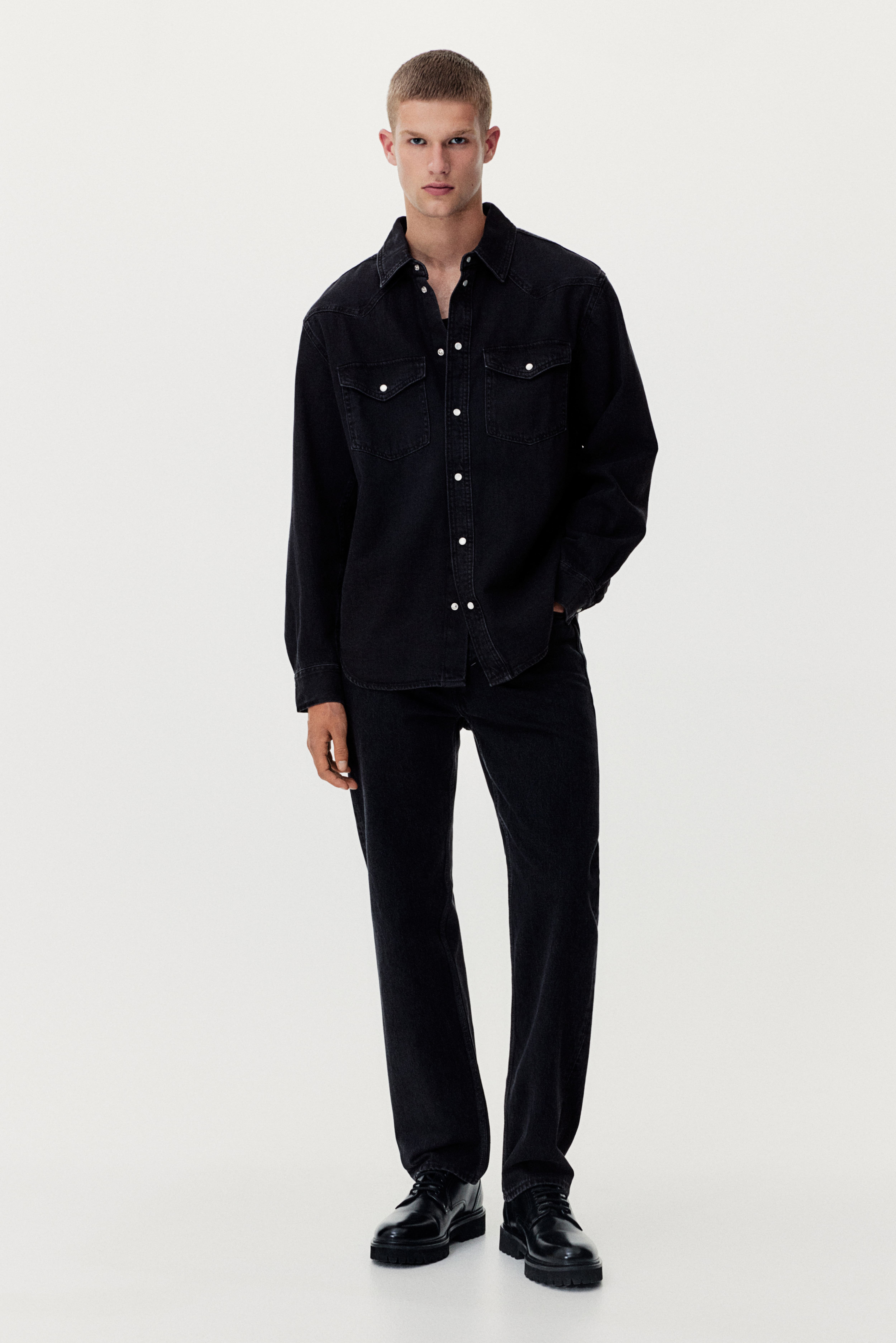 H&m men black jeans fashion