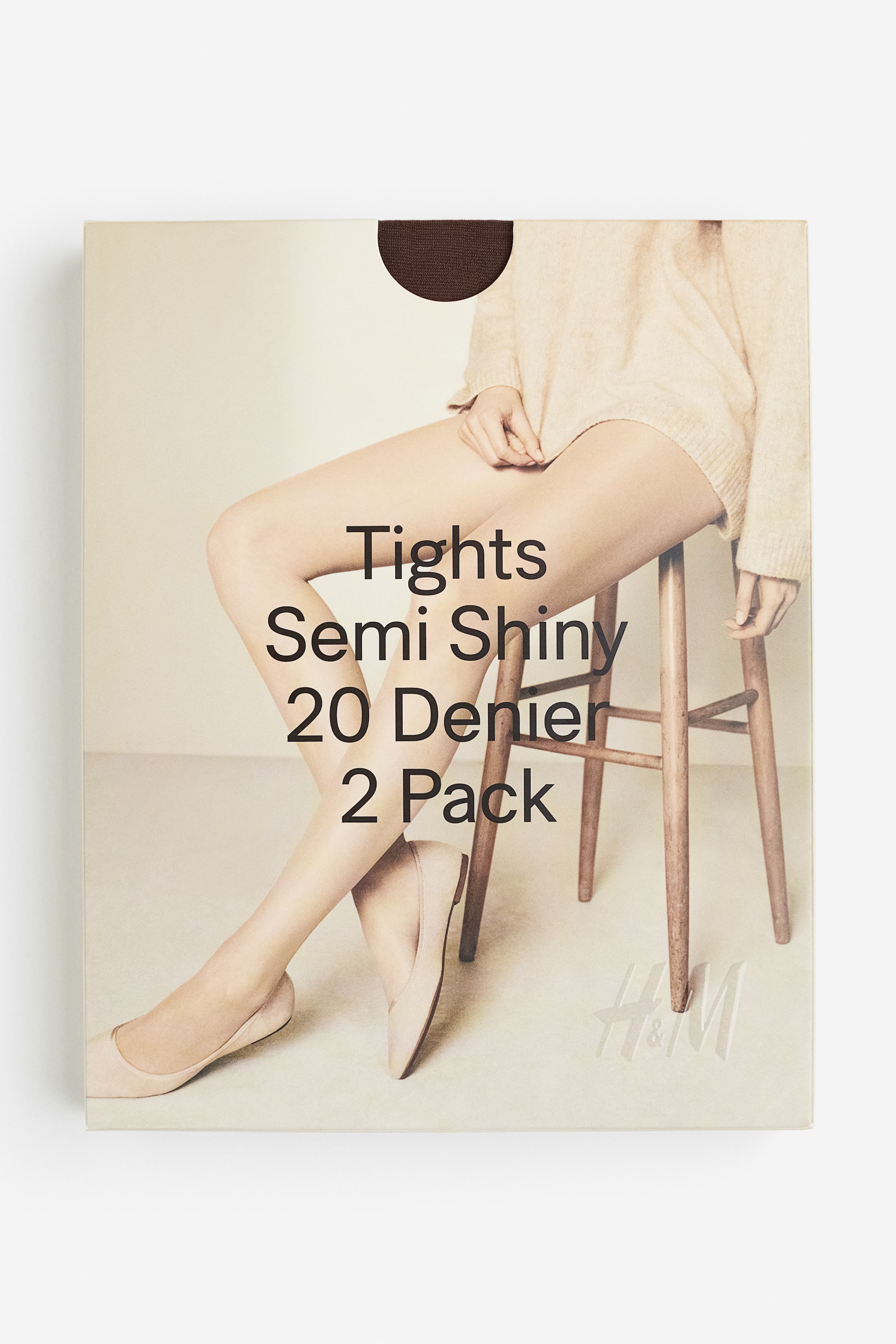 2-pack 20 Denier Tights