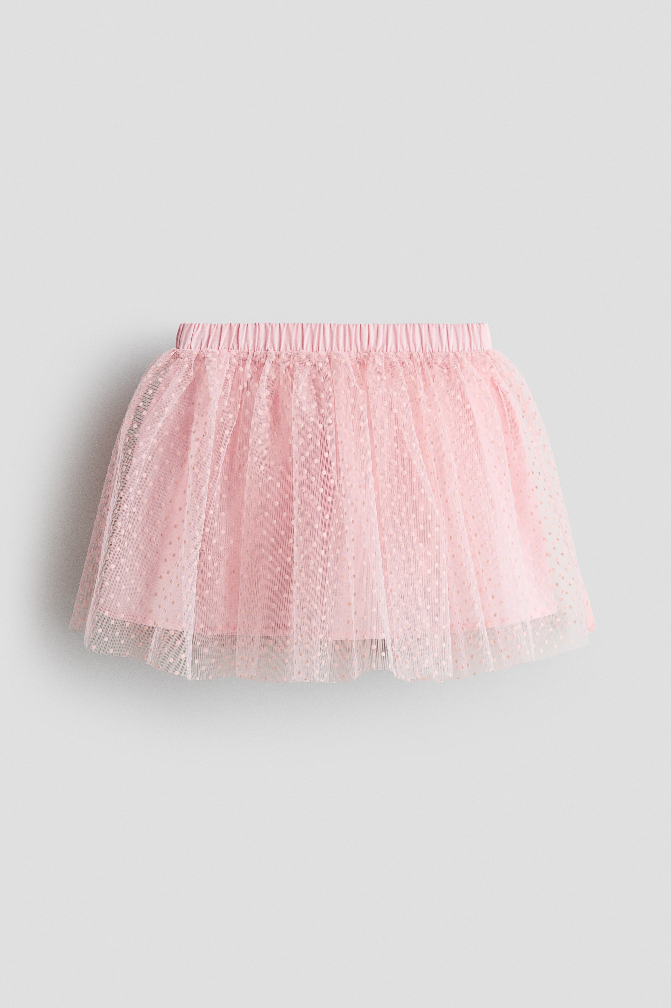 Jupe en tulle scintillant - Rose clair/Blanc/cœurs/Beige clair/pois/Rose corail/pailleté