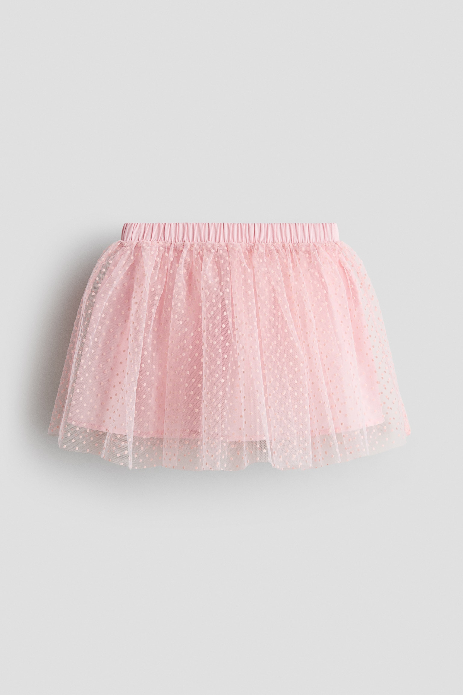 Glittery tulle skirt - Light pink/Coral pink/Glittery/White/Hearts - 2