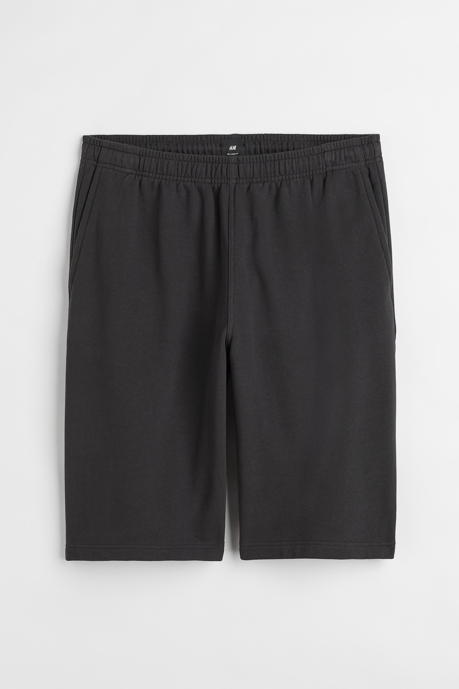 Relaxed Fit Cotton sweatshorts - Black