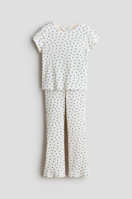 Детские топы H&M 2-Piece Ribbed Cotton Set