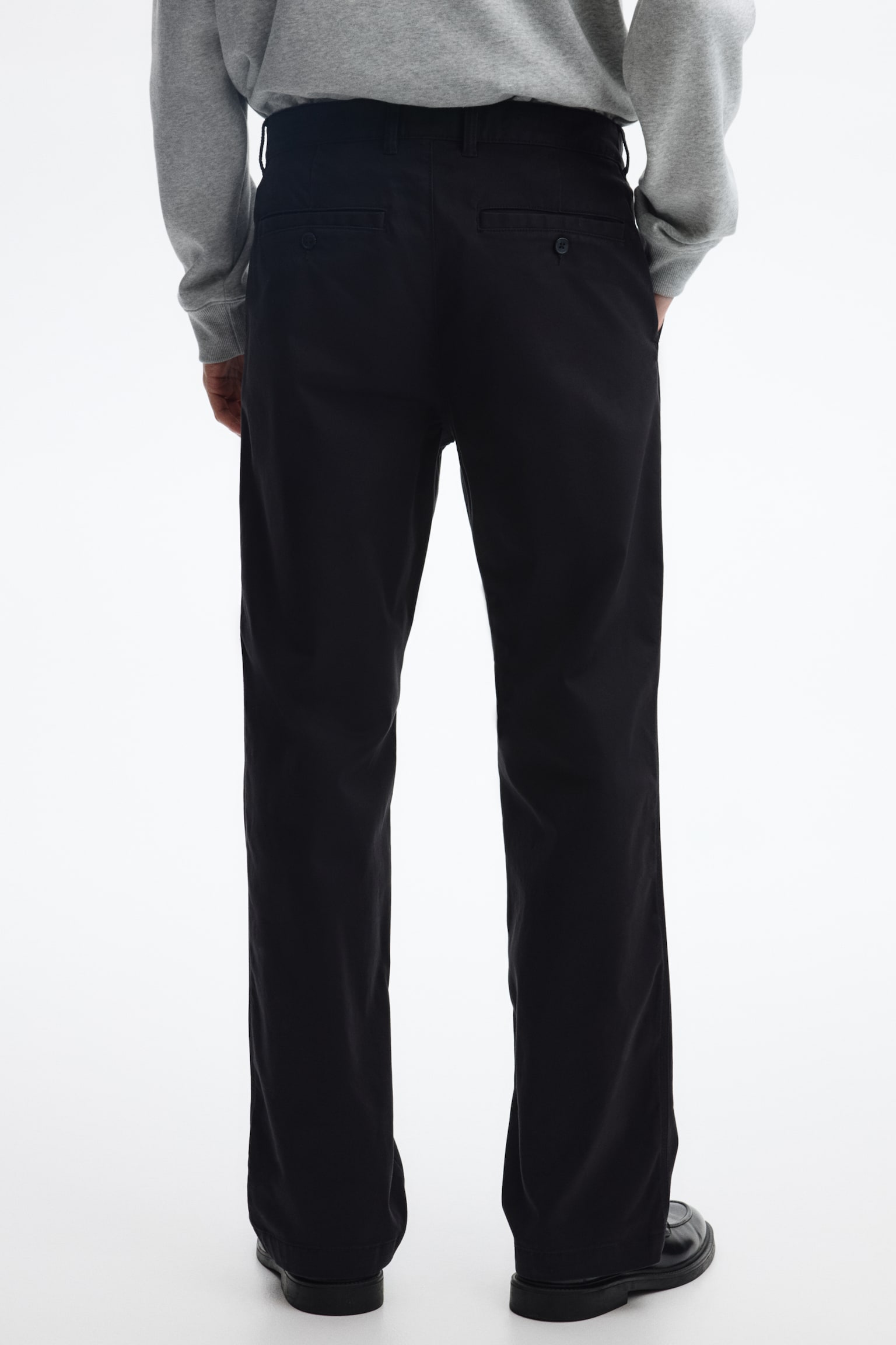 Relaxed Fit Cotton chinos - Black/Beige/Dark blue/White - 4