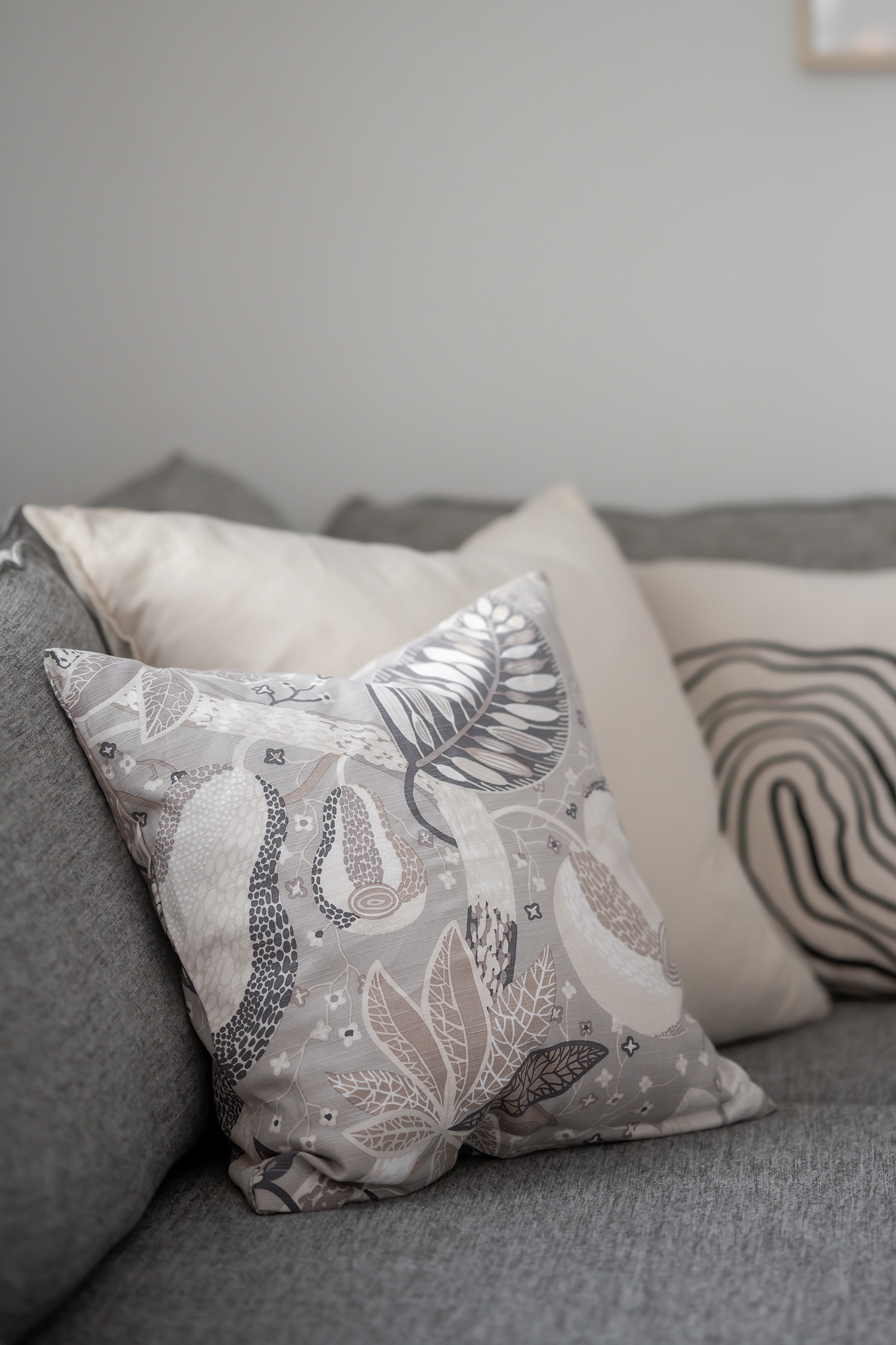 Adam & Eva Pude - Beige/Mosgrøn/Rød/Blå