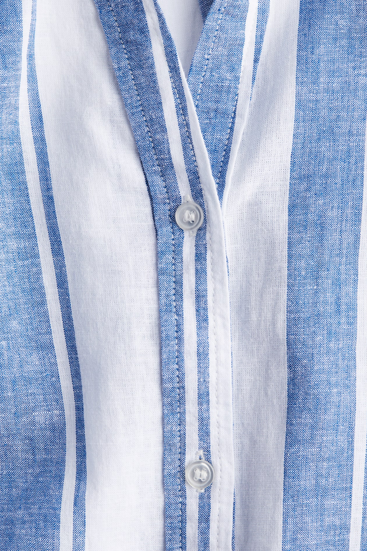 Linen-Blend Shirt Dress - image 2