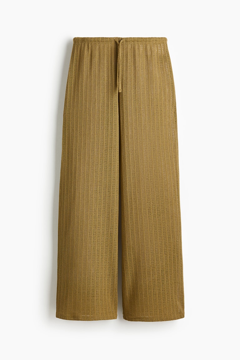 Pletene pantalone s učkurom