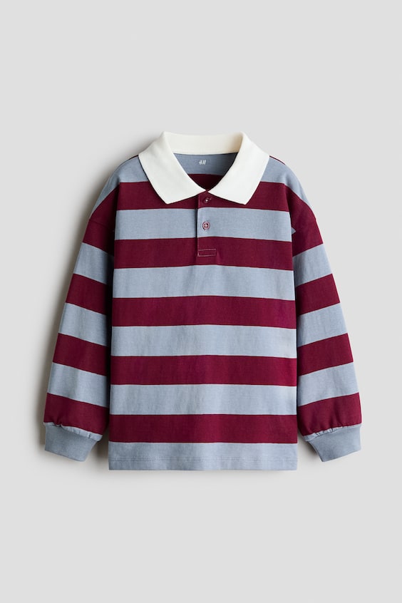 Детские рубашки H&M Cotton Rugby Shirt