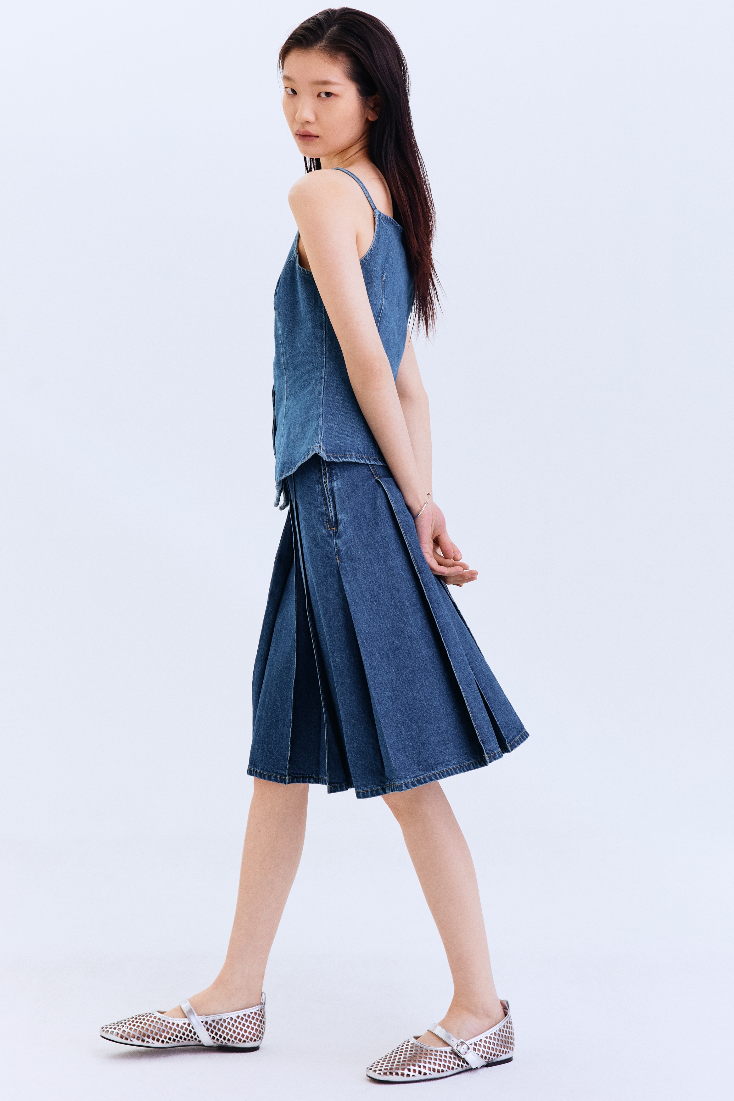 レディース ひざ丈スカート | デニム | H&M JP