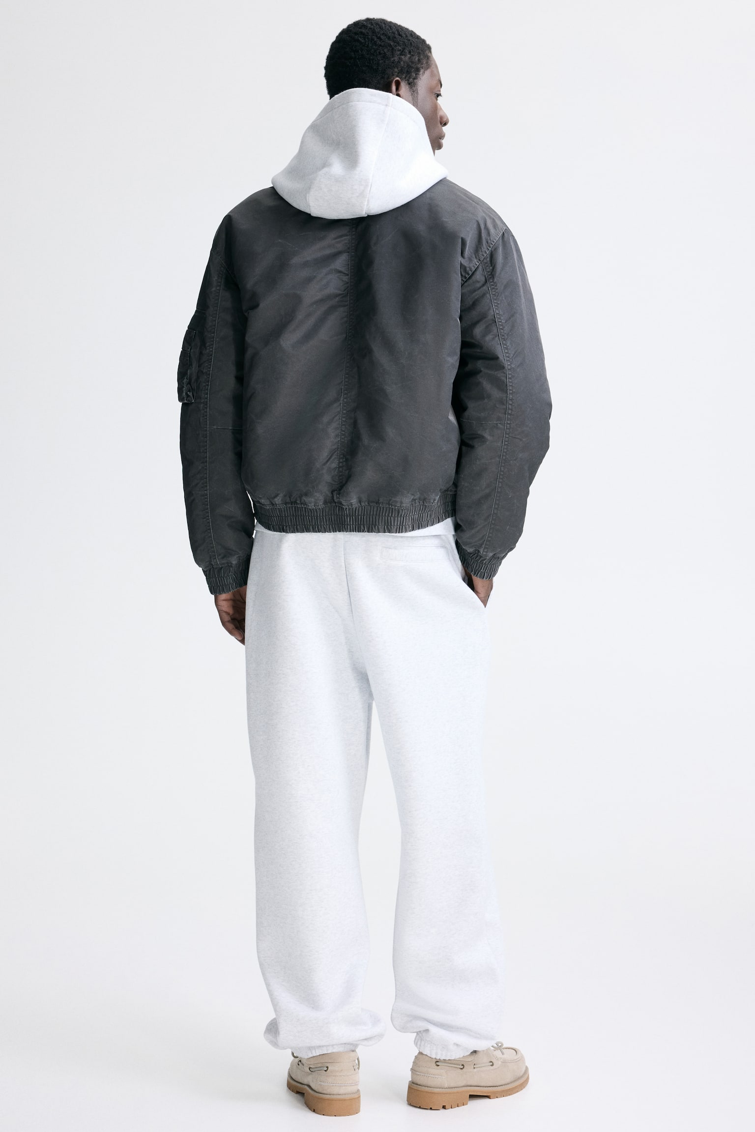 Loose Fit Sweatpants - Light grey marl/Fortes Fortuna/Light blue - 6