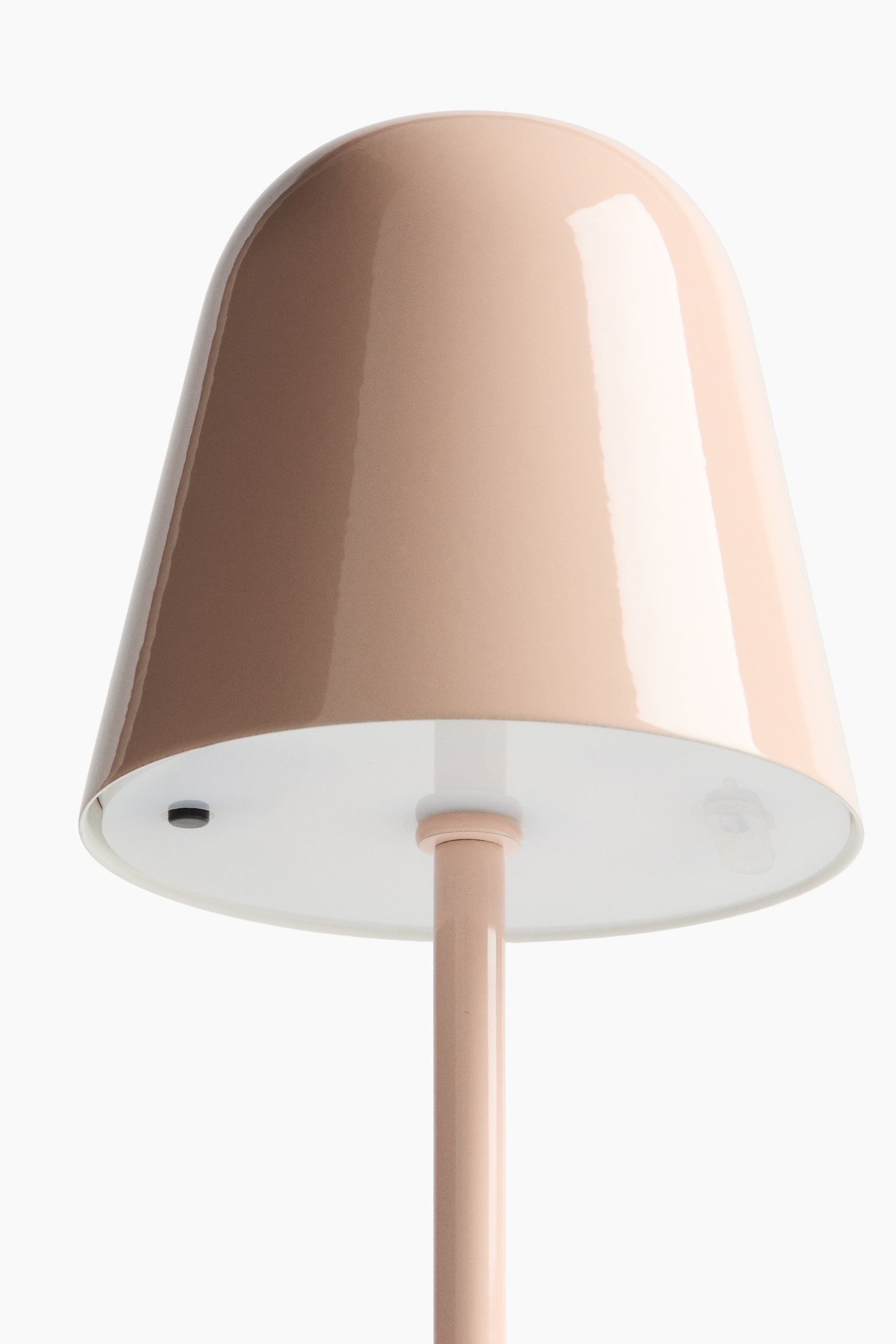 Lampe de table rechargeable - Rose poudré clair/Argenté/Marron foncé/Beige - 2