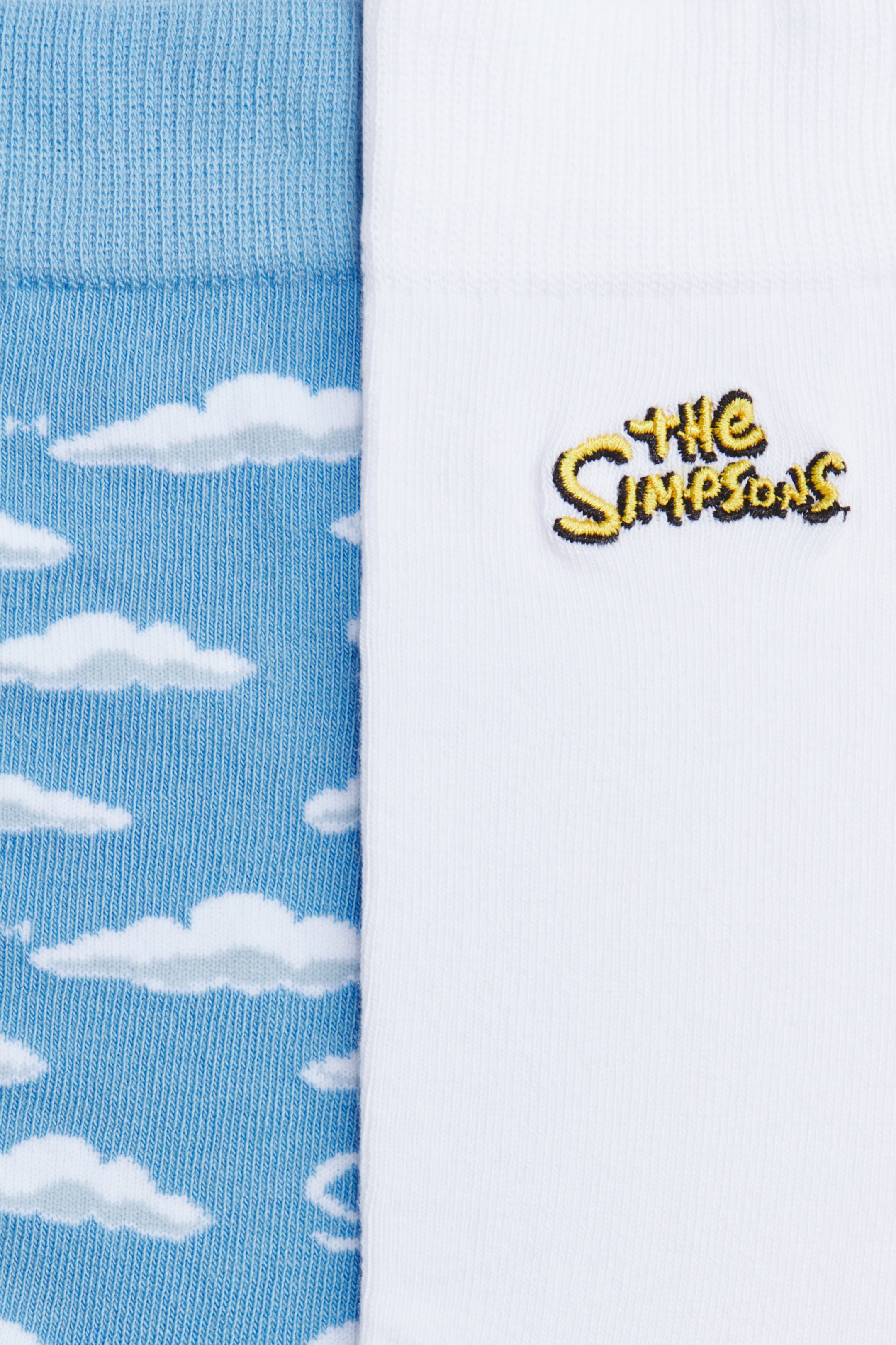Vis større bilde: 2-pack sokker - White/The Simpsons - HERRE | H&M NO 2