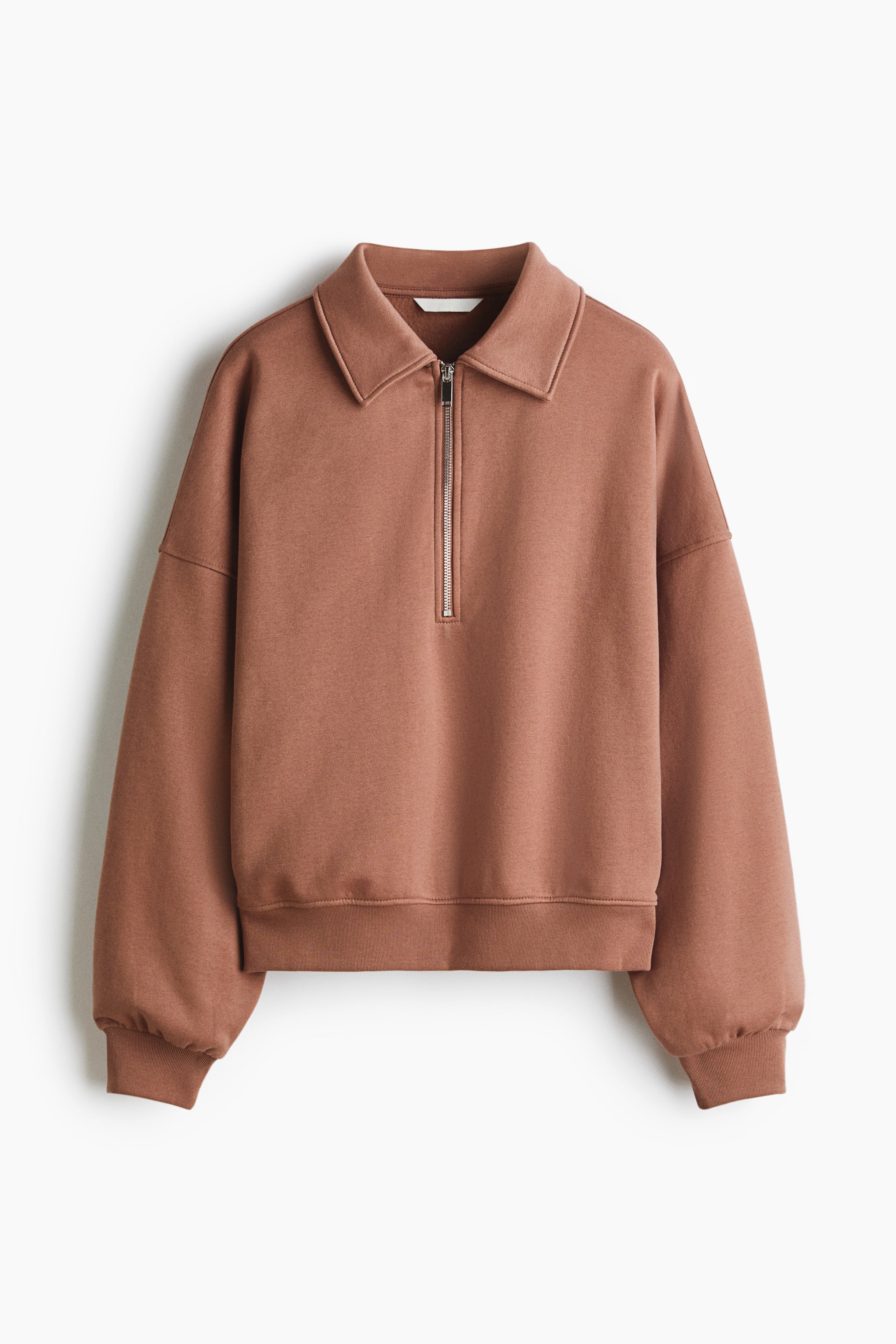 Ampliar la imagen: Sudadera con zíper superior - Rosa tenue oscuro - Ladies | H&M MX 1