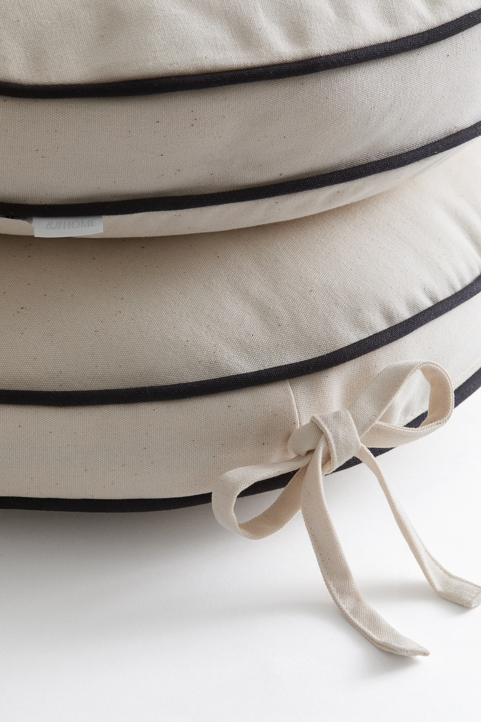 2-pack outdoor seat cushions - Cream/Dark green/Blue - 4