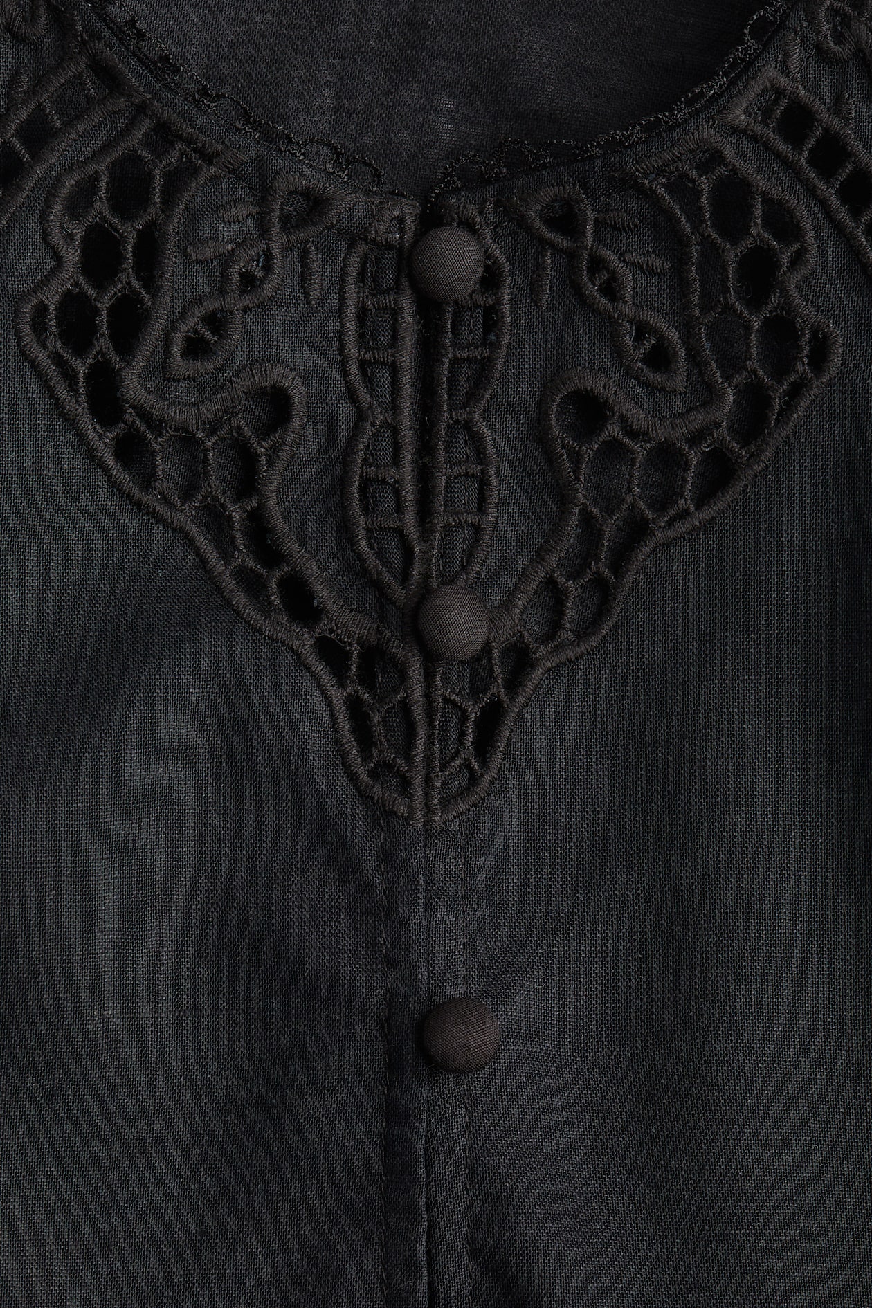Linen-Blend Tunic Dress - image 2