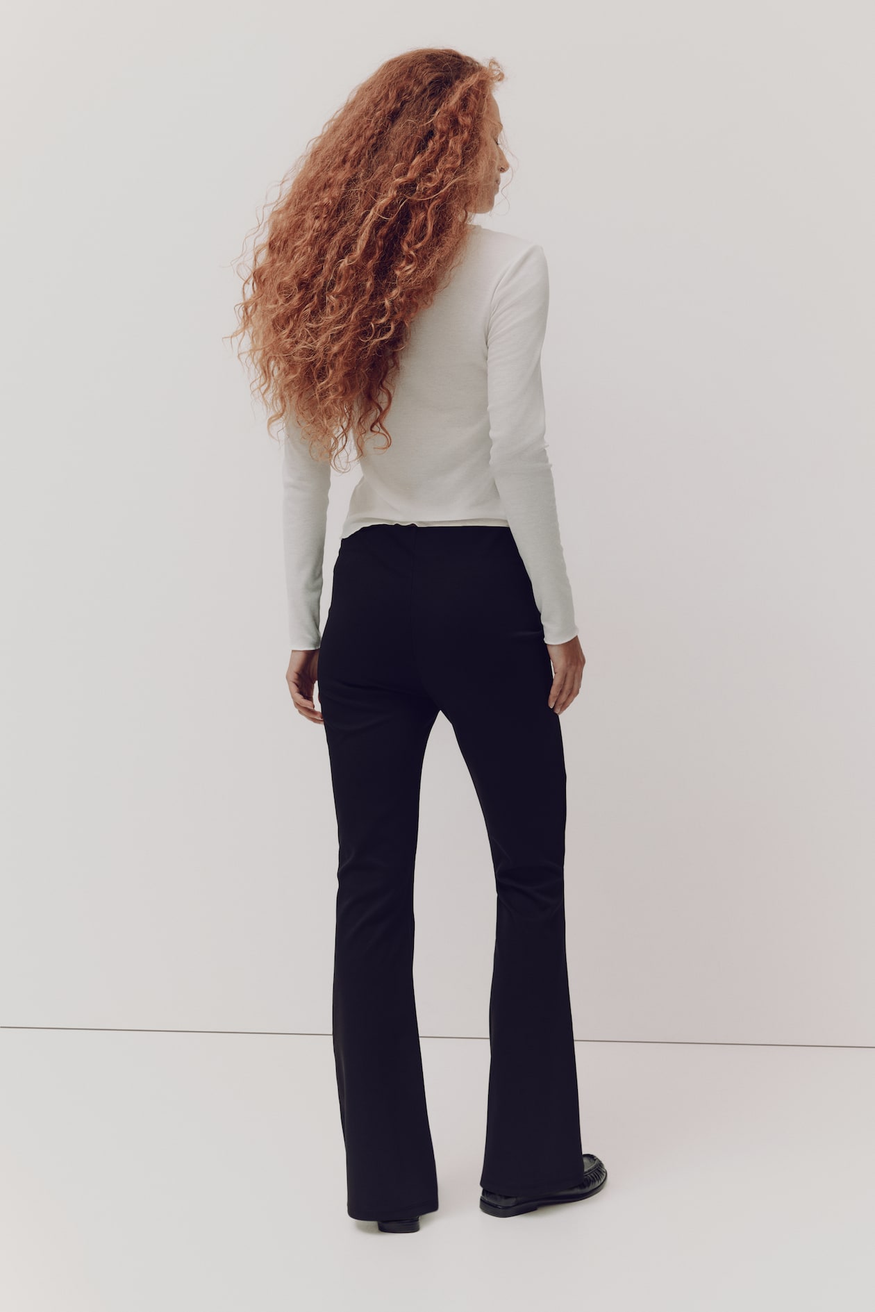 Flared Jersey Pants - image 3