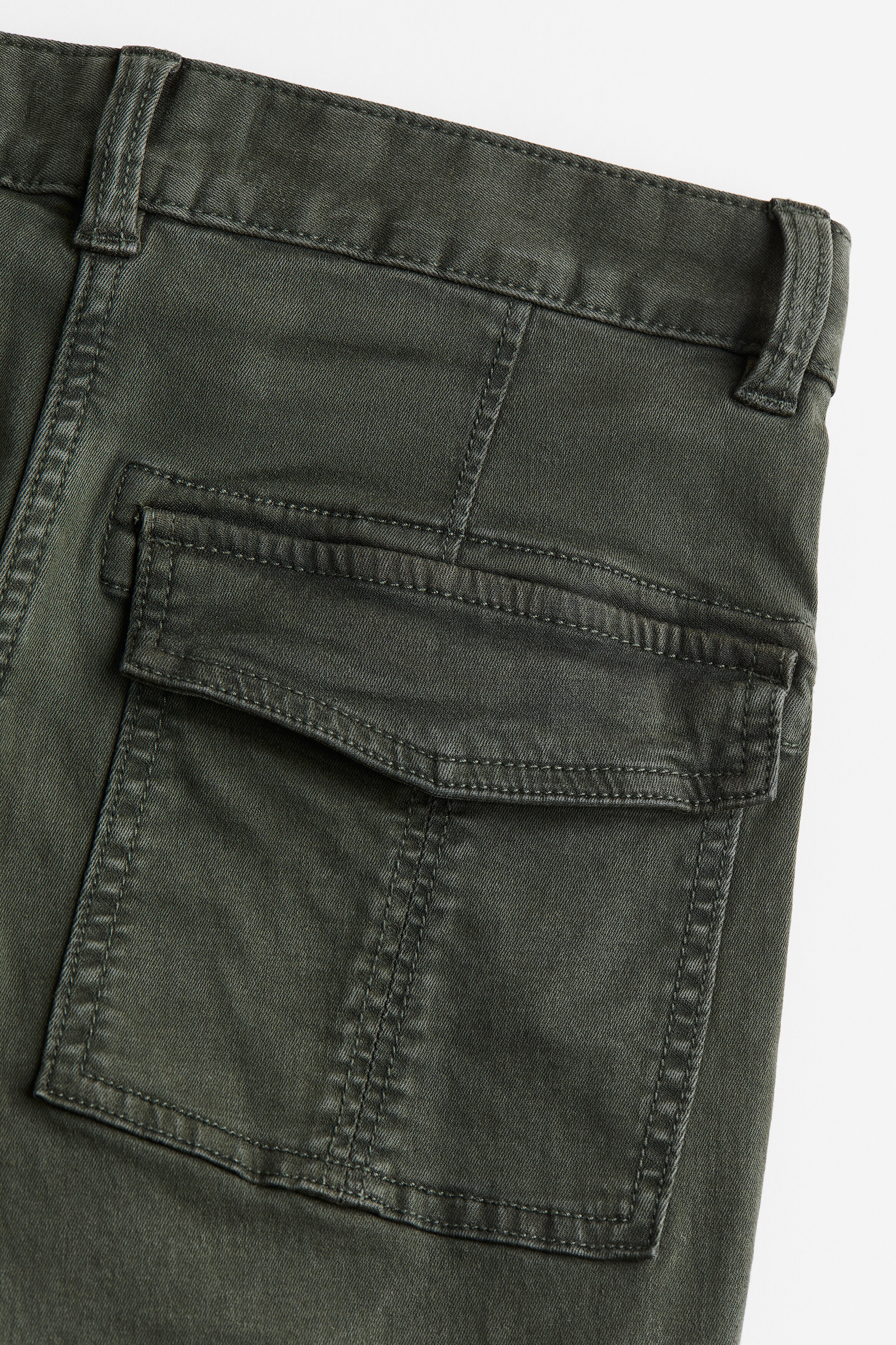 Twill cargo trousers