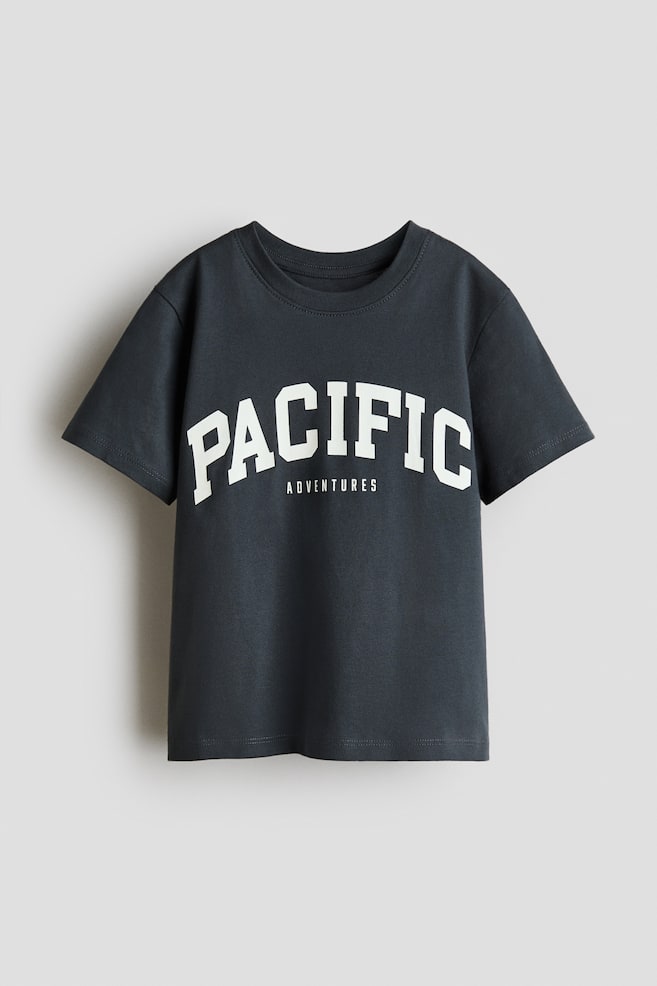 Printed T-Shirt - Dark gray/Pacific/Dark green/NYC/Navy blue/Baseball Academy/Light green/Fun Days/White/crabs/Cream/Sun Fun/Ivory/basketballs/Brown/6/Blue/Shark Bay/Light blue/Miami/Dark brown/Surfer/Light blue/car/Khaki green/eyes/Navy blue/soccer ball - 1
