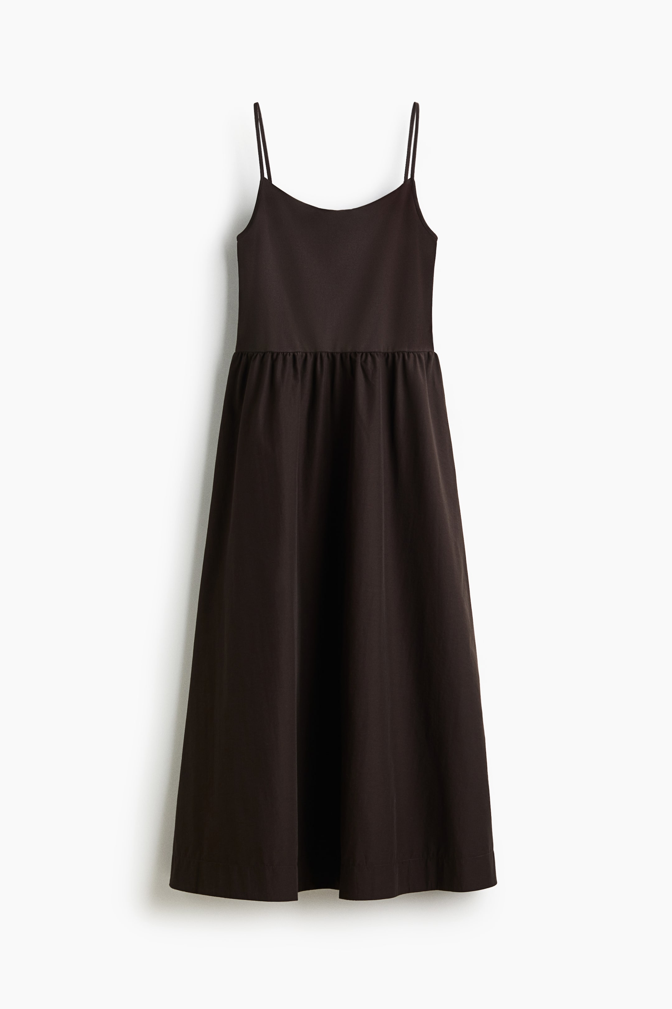 View larger image: Strappy midi dress - Dark brown | H&M IN 4