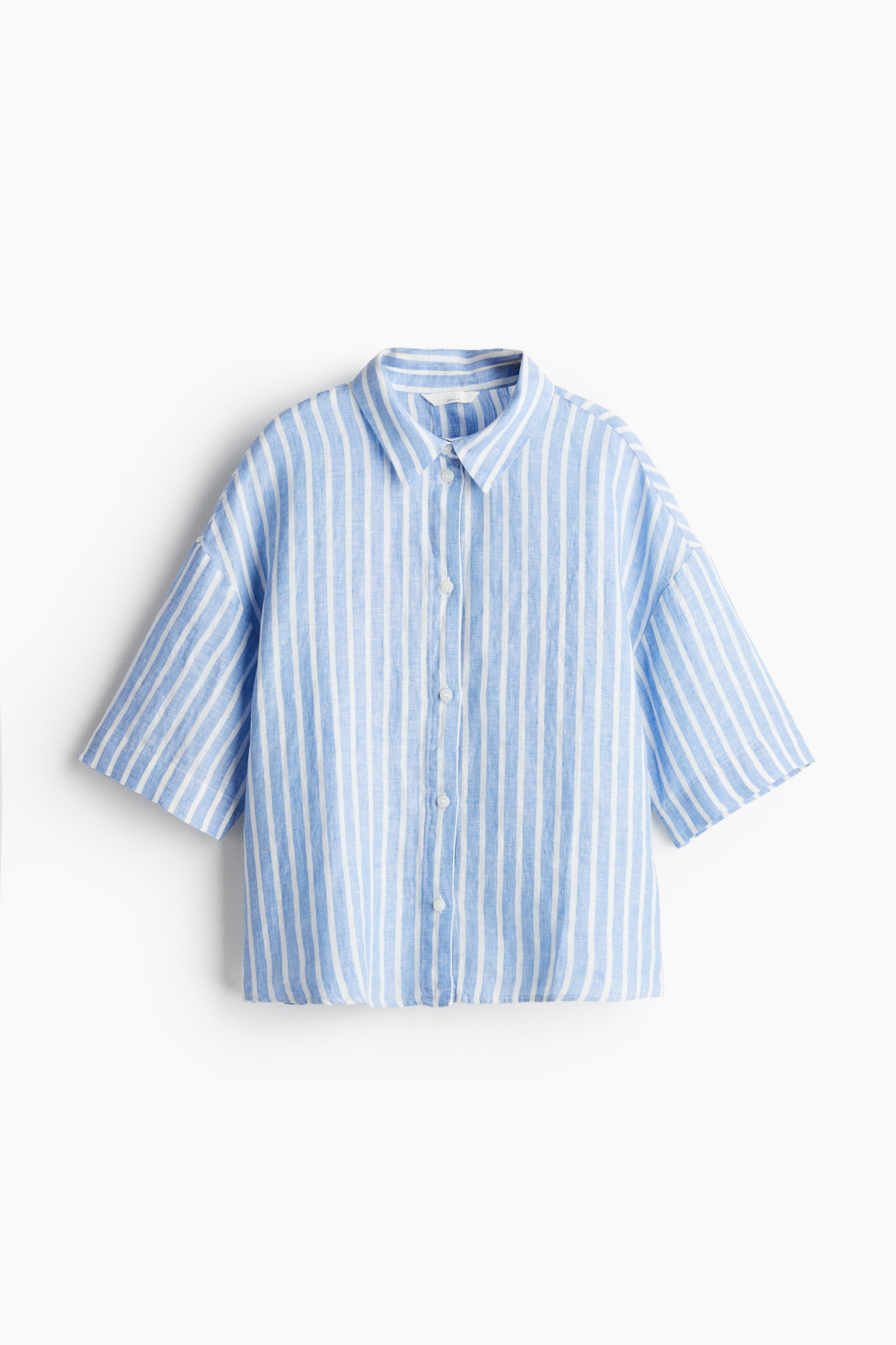 Linen shirt - Blue/Striped - 2