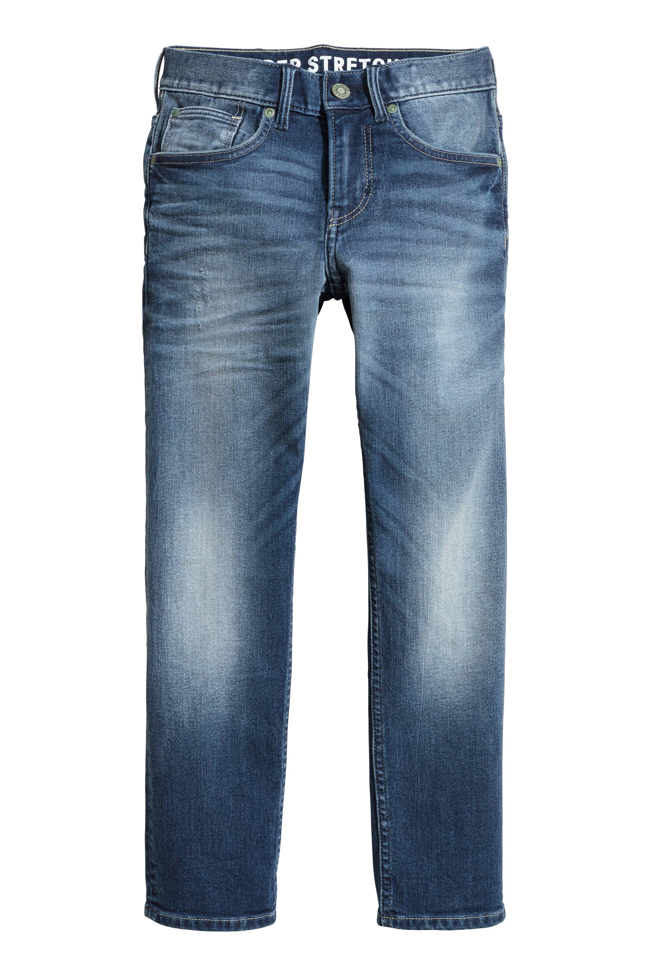 View larger image: Superstretch Slim Jeans - Denim blue - Kids | H&M GB 1