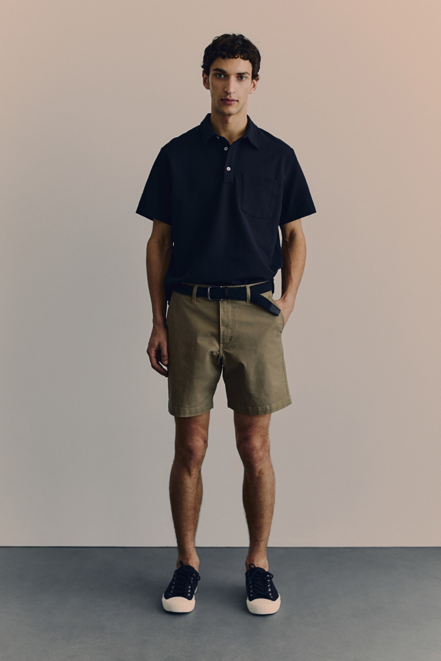 Regular Fit Chino shorts - Khaki green/Beige/Black/Navy blue/Grey - 5