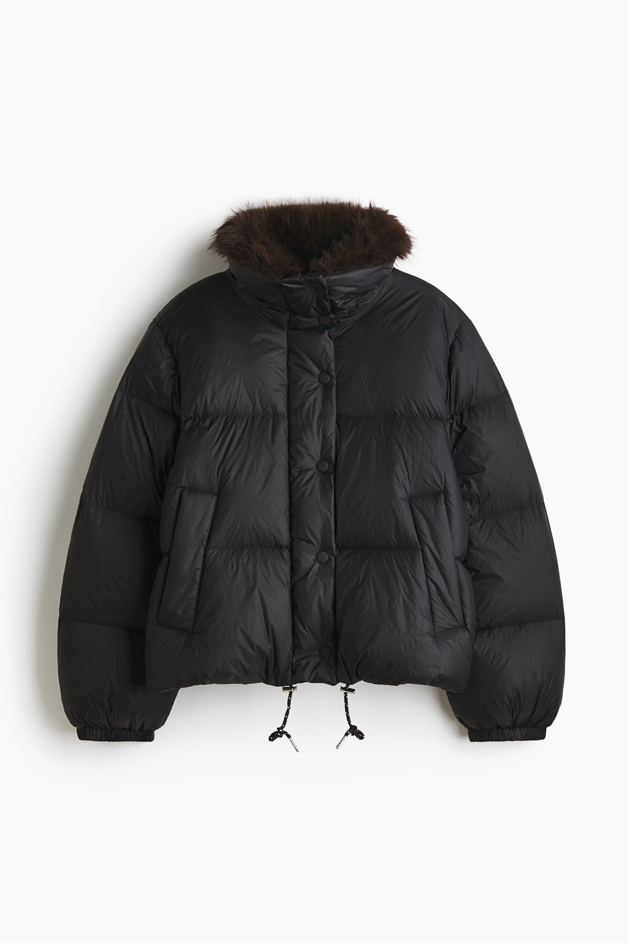 View larger image: Down puffer jacket - Black - Ladies | H&M IE 5