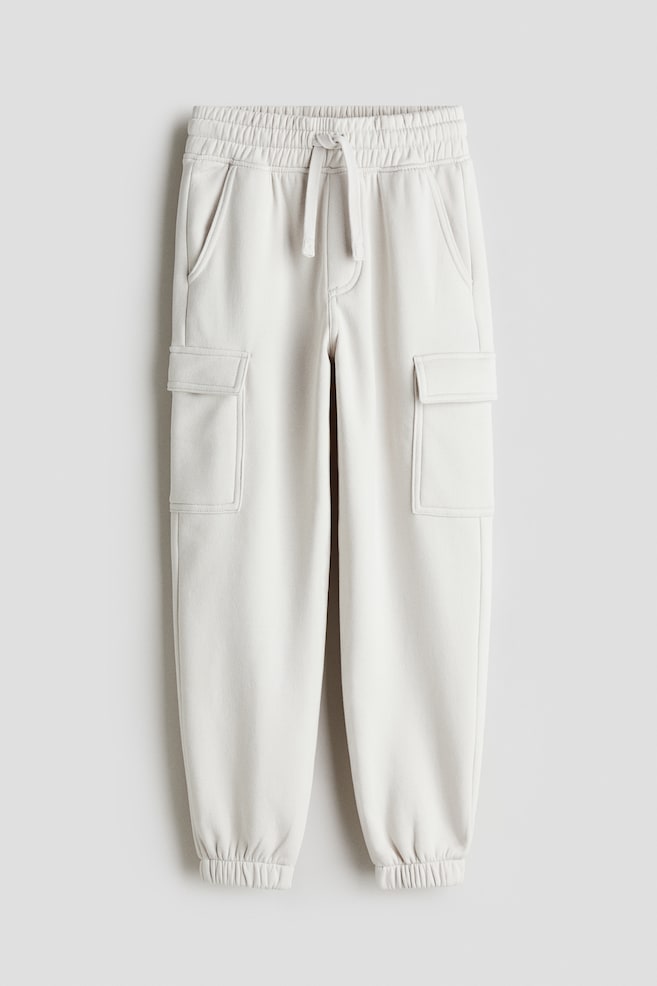 Cargo Joggers - Light gray/Green/Black/Light brown melange - 1