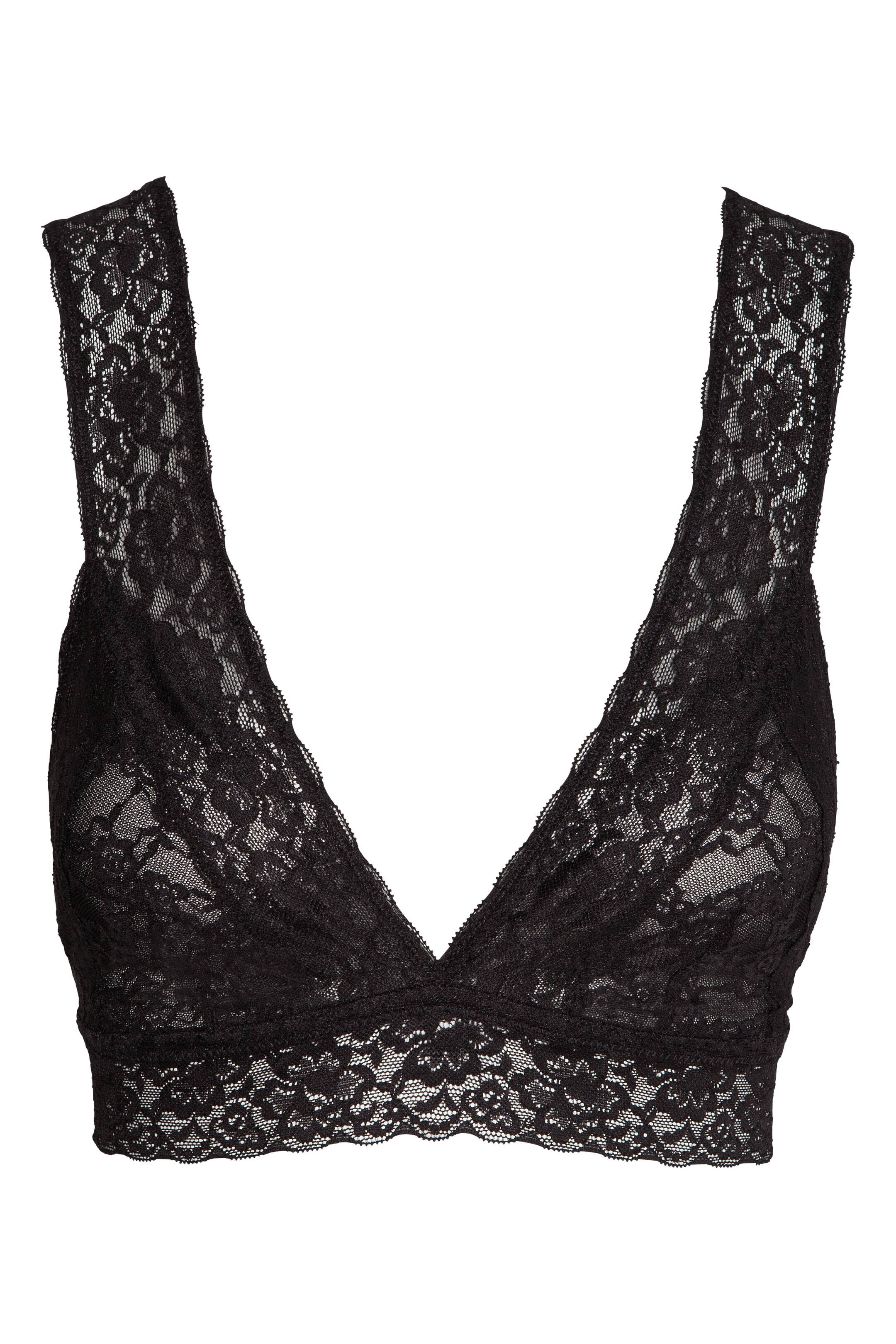 Zobacz większy obraz: Koronkowy biustonosz - Czarny - ONA | H&M PL 1