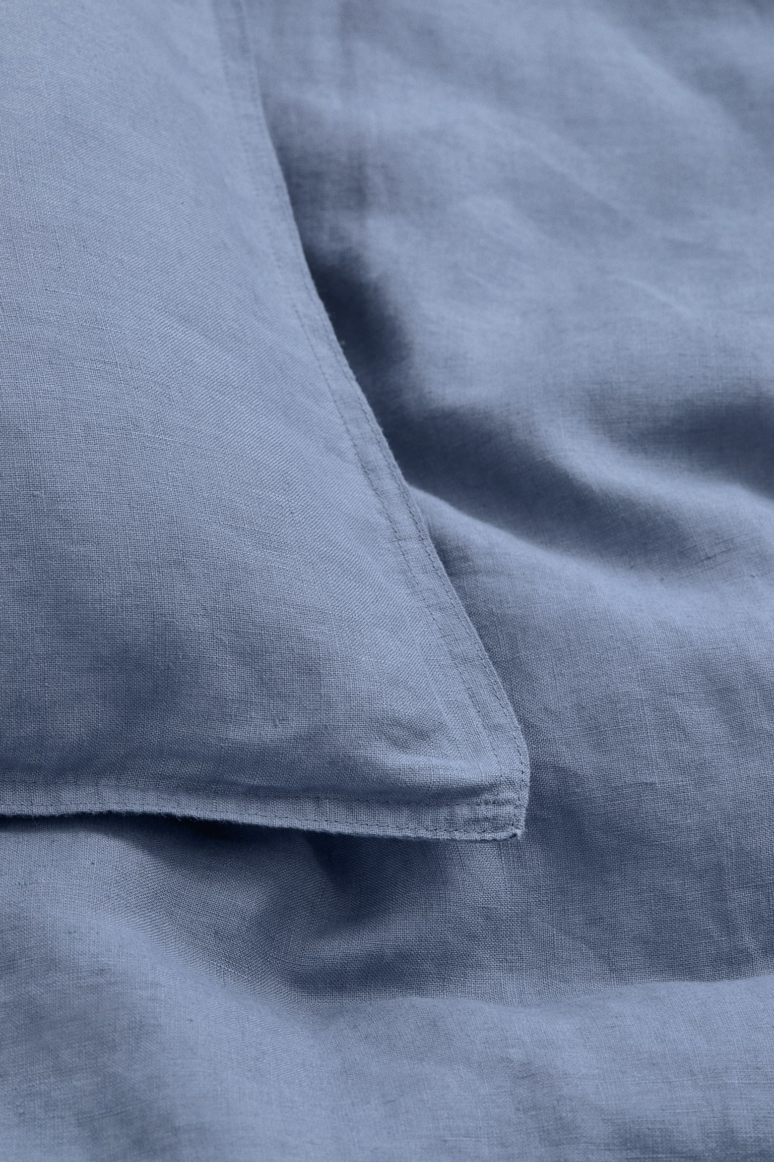 Linen single duvet cover set - Blue/White/Light grey/Grey/Beige/Black/Sage green/Mocha beige - 5