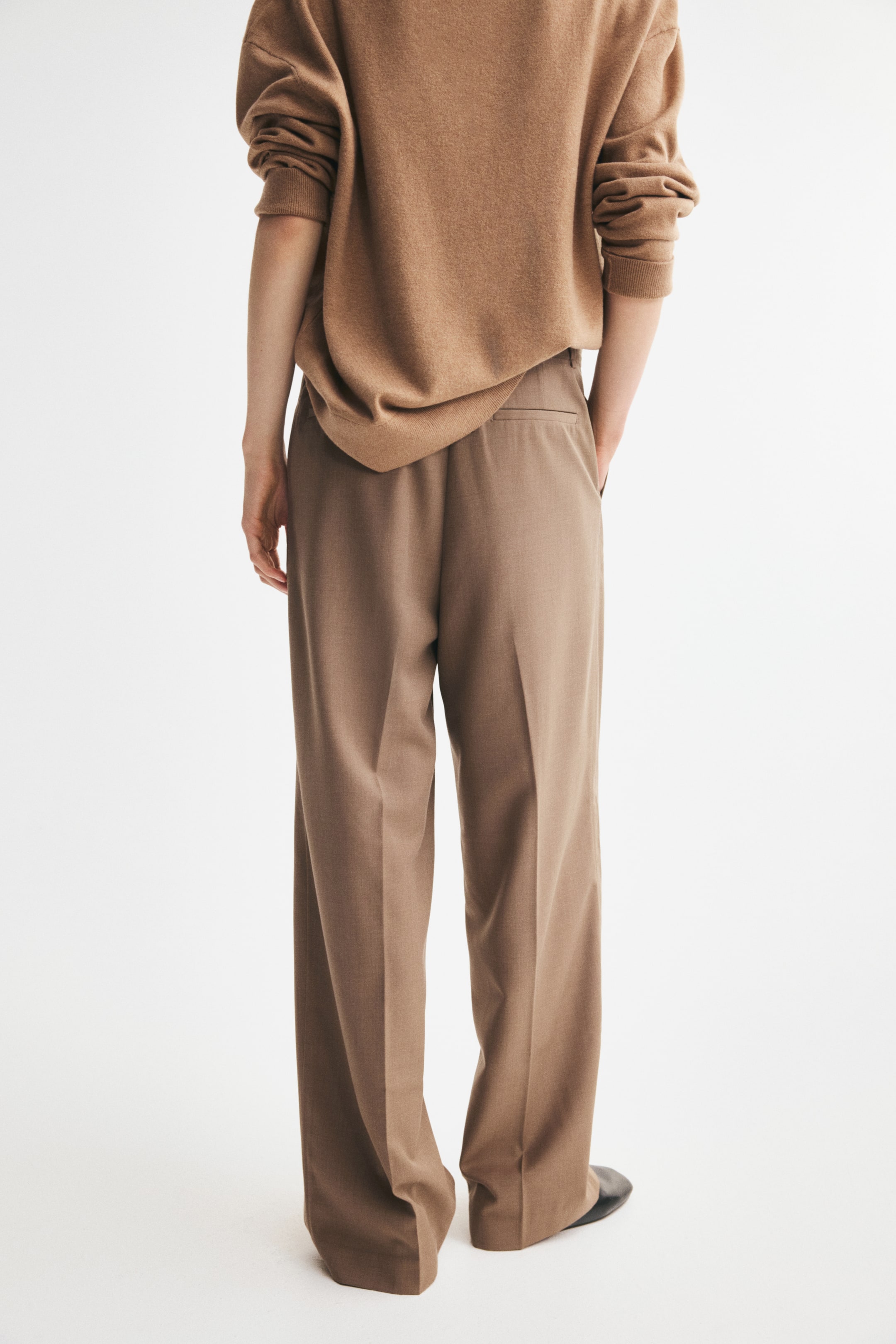 Pantalon chic à jambes droites