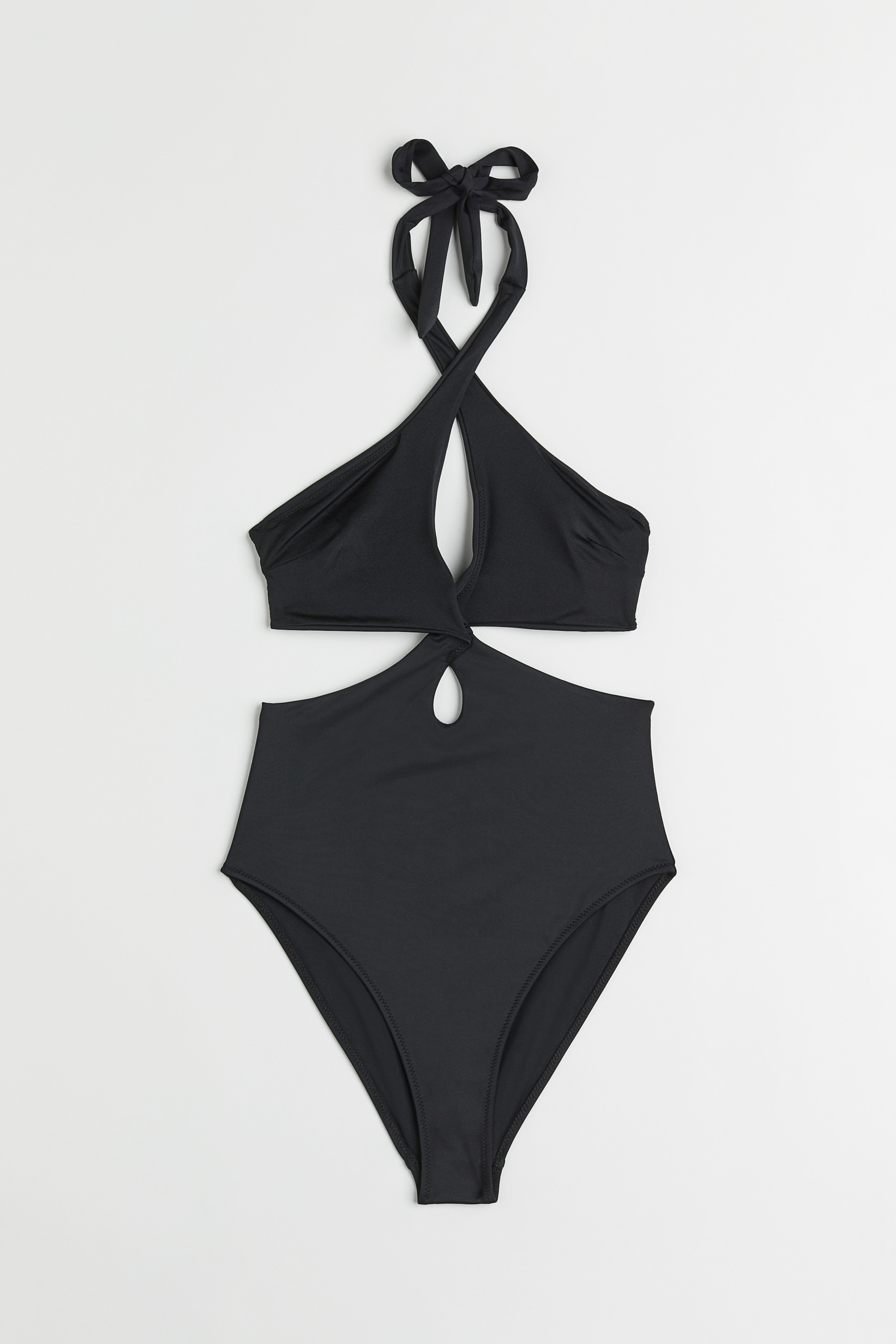 High leg Halterneck Swimsuit