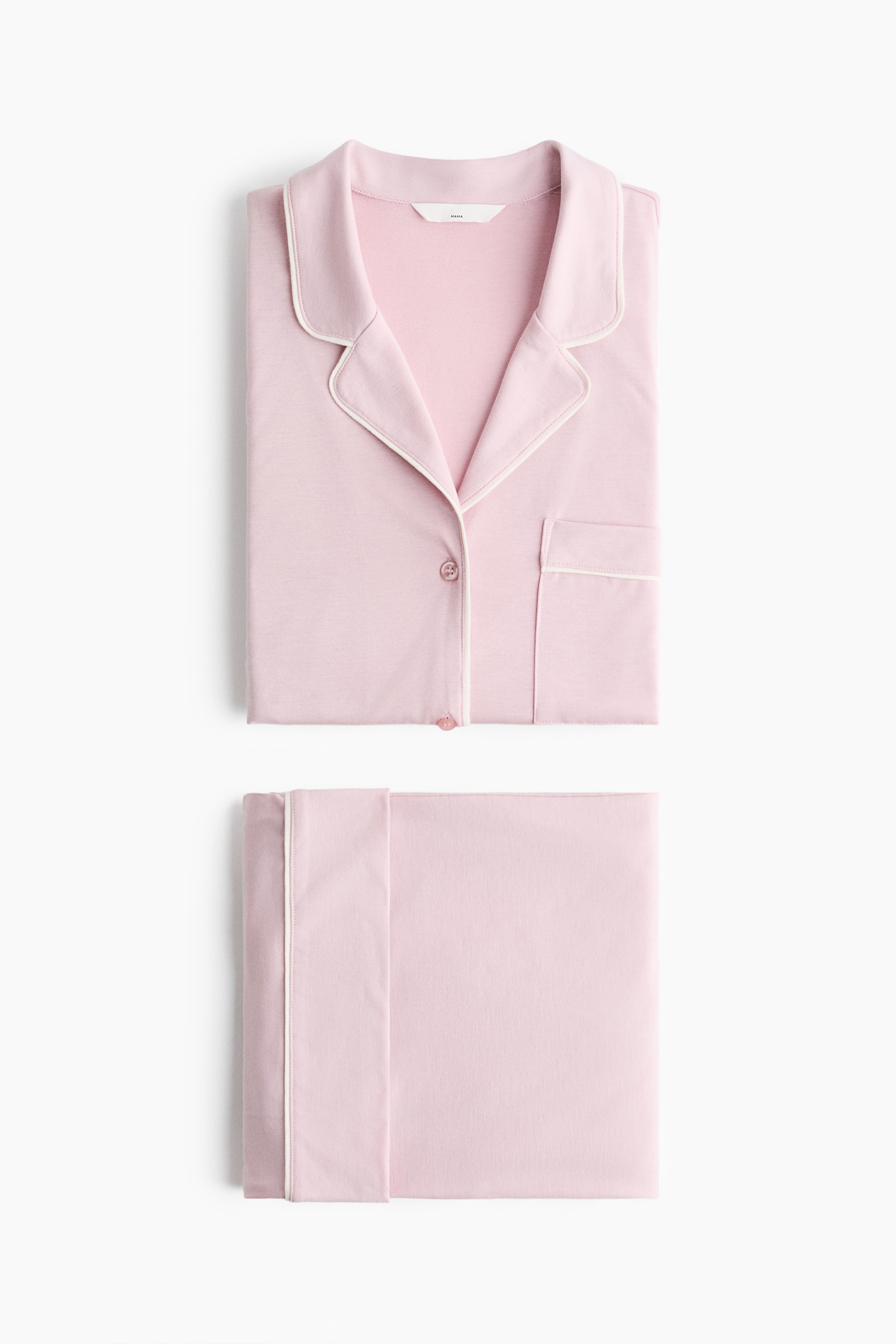 Ampliar la imagen: MAMA Pijama con borde tubular - Rosa claro - Ladies | H&M MX 7