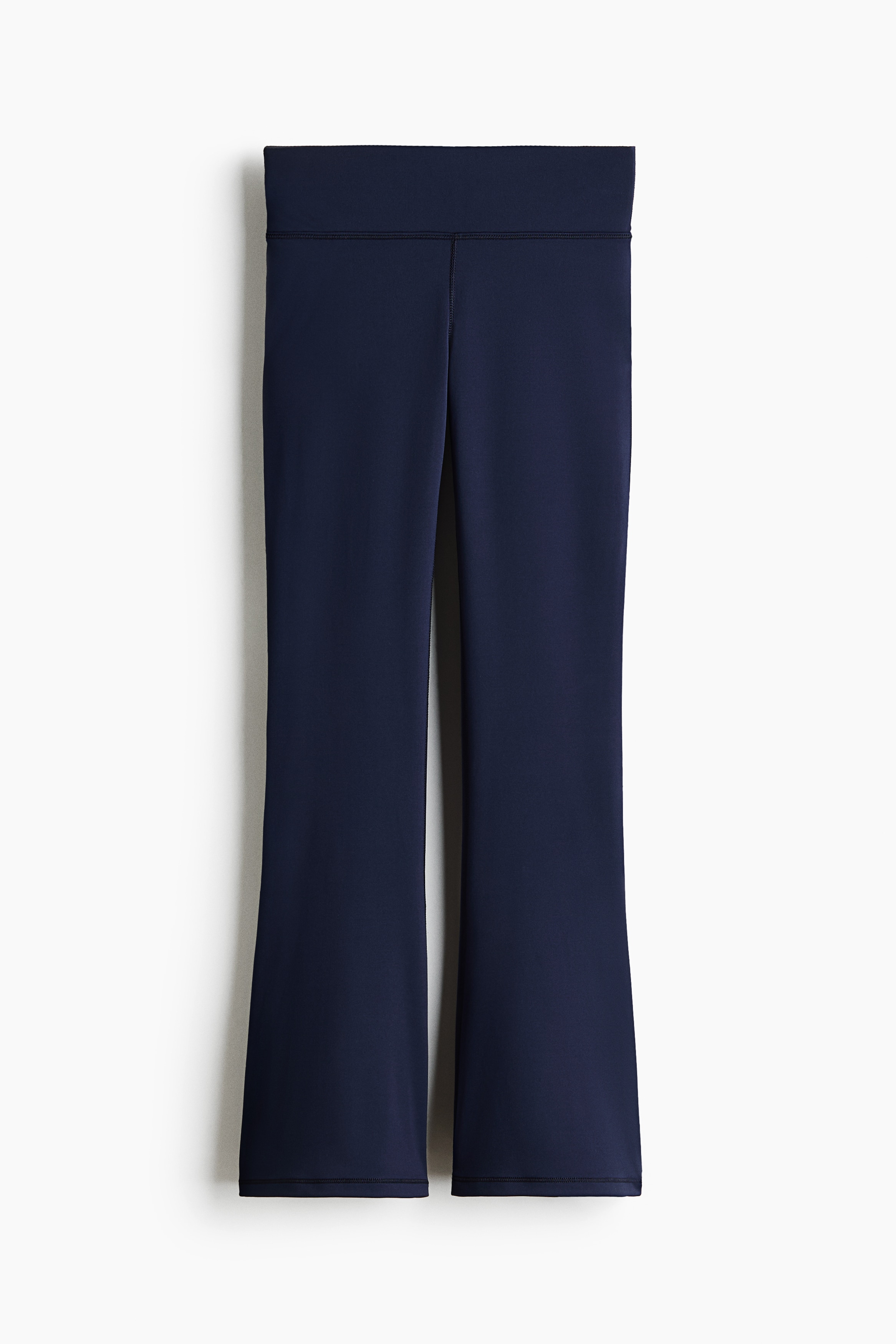 Flared sports leggings with DryMove™ - Navy blue/Black/Purple mole/Lilac plum/Grape/Light khaki green/Forest green