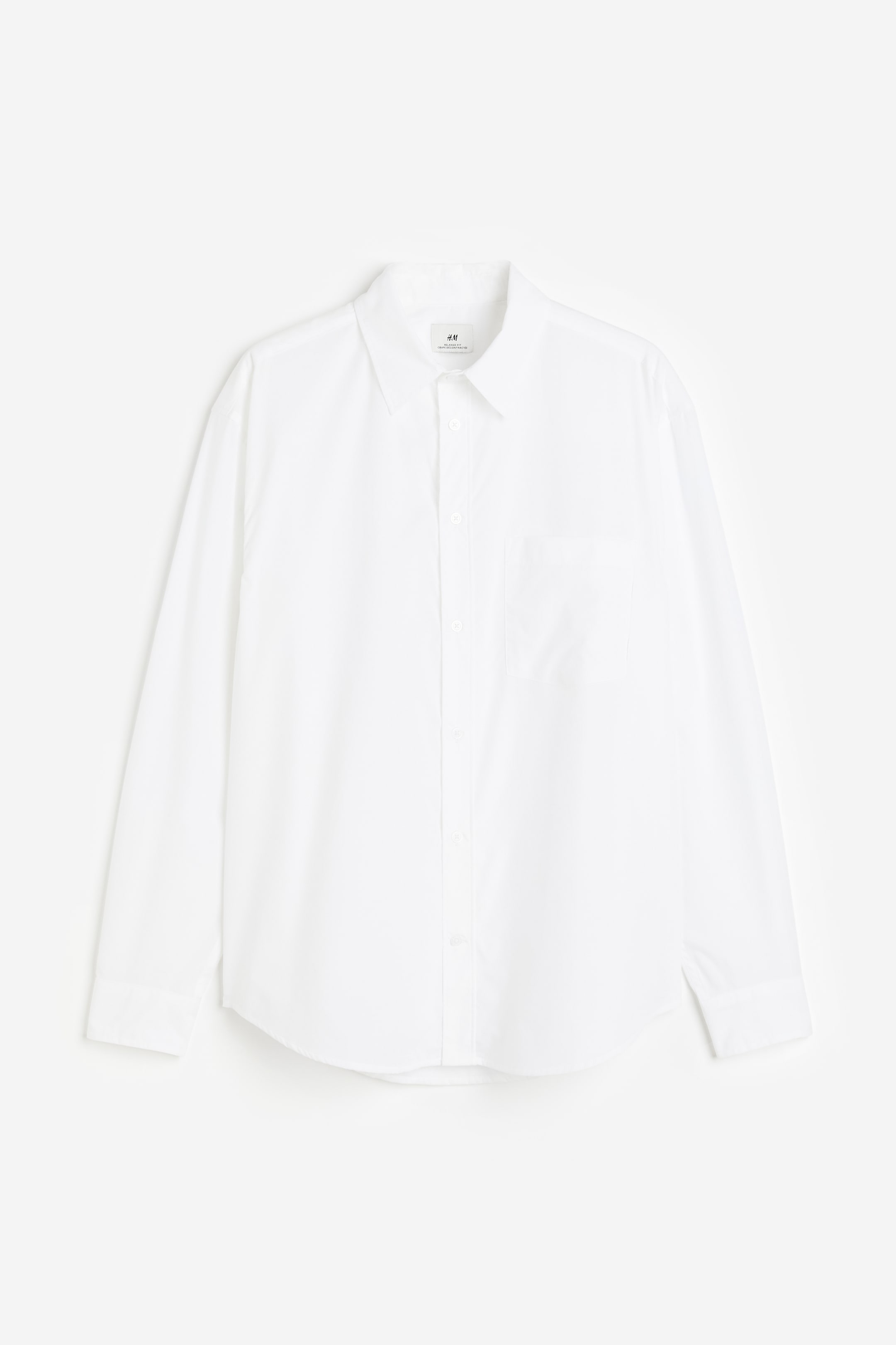 Relaxed Fit Poplin Shirt