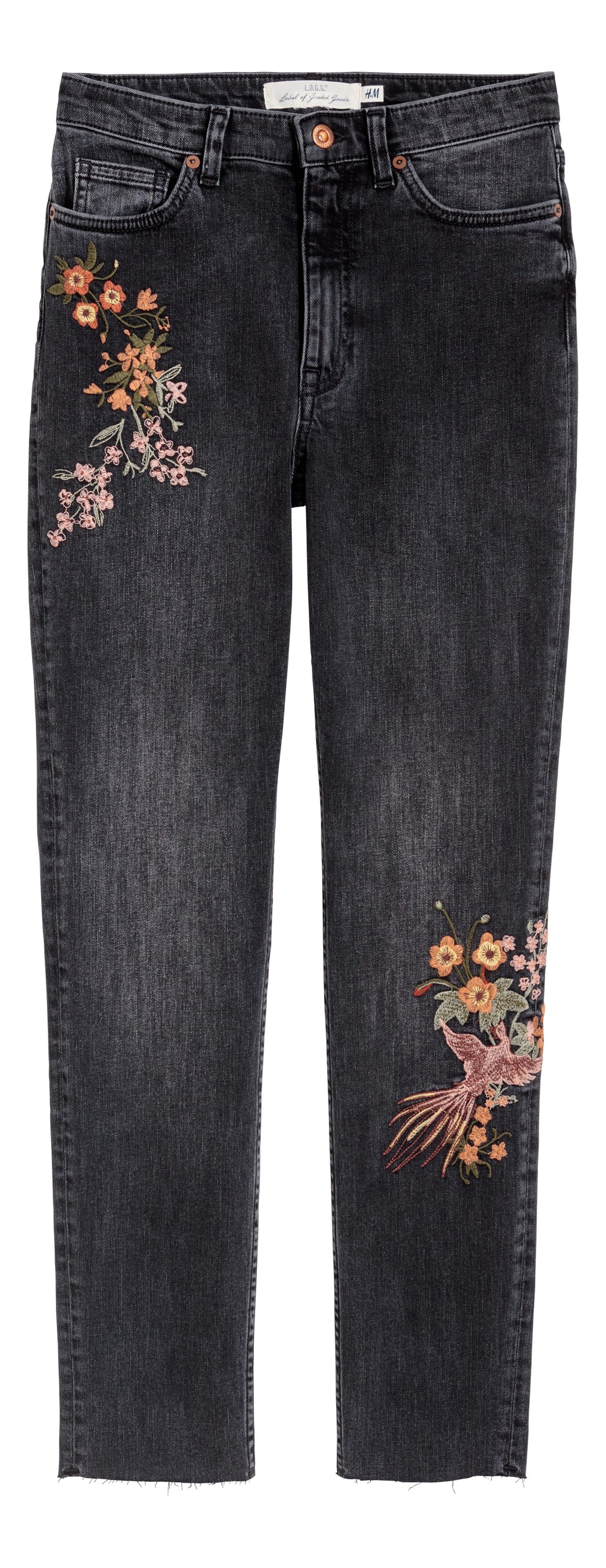 Agrandir l'image: Slim Regular Jeans - Gris foncé - FEMME | H&M FR 1