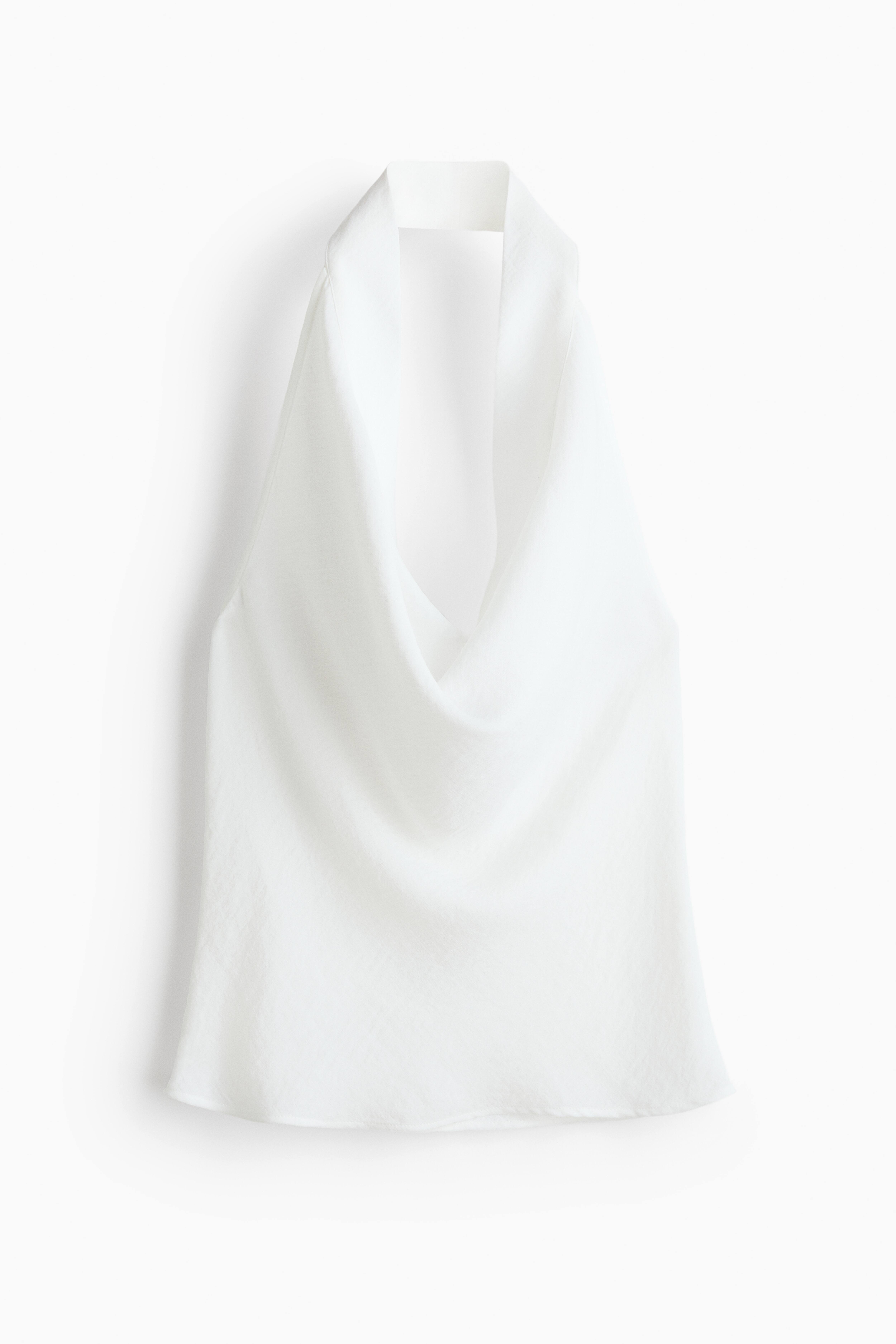 Cowl-Neck Halterneck Top